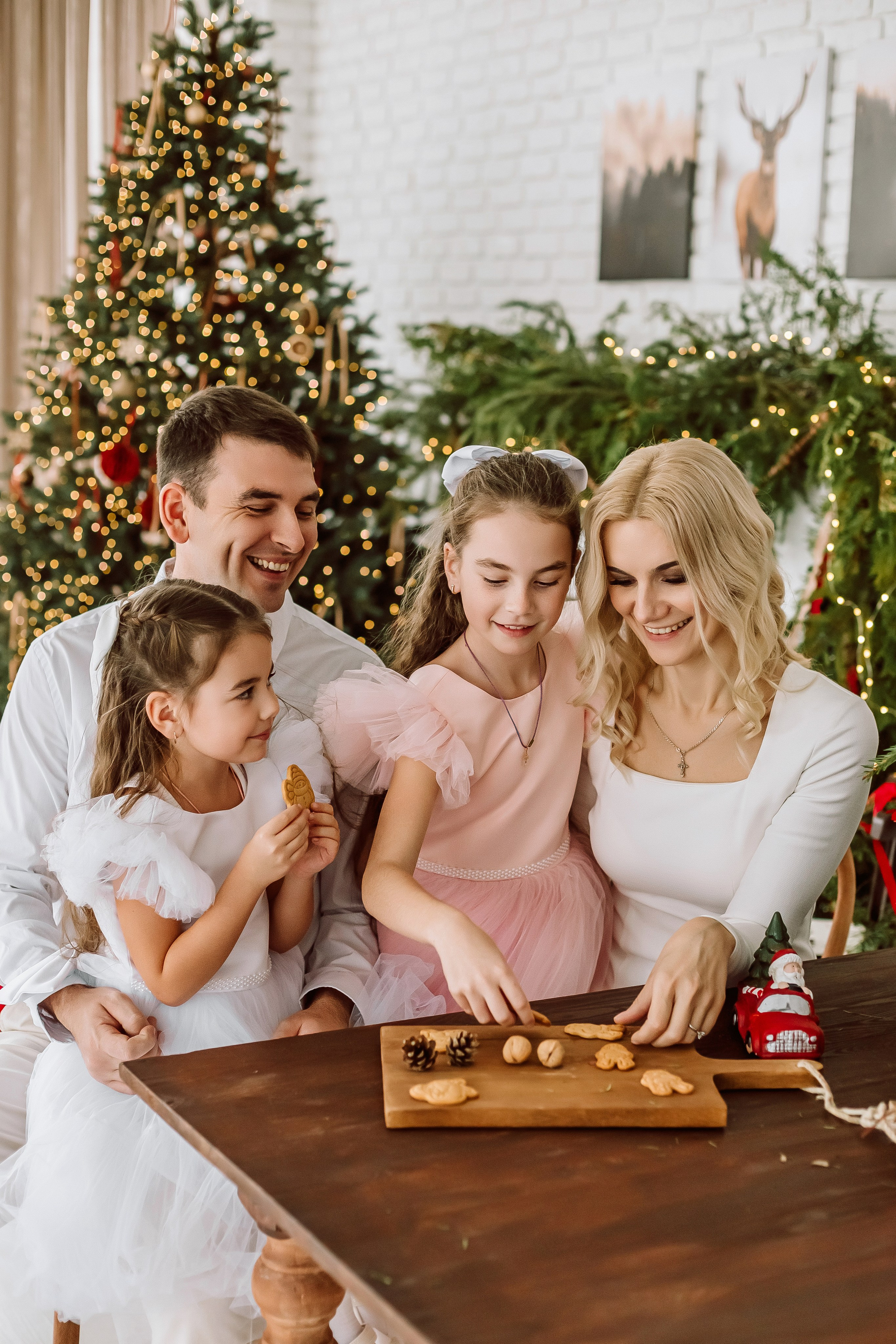 Семейная новогодняя фотосессия. Портретный и семейный фотограф в Минске