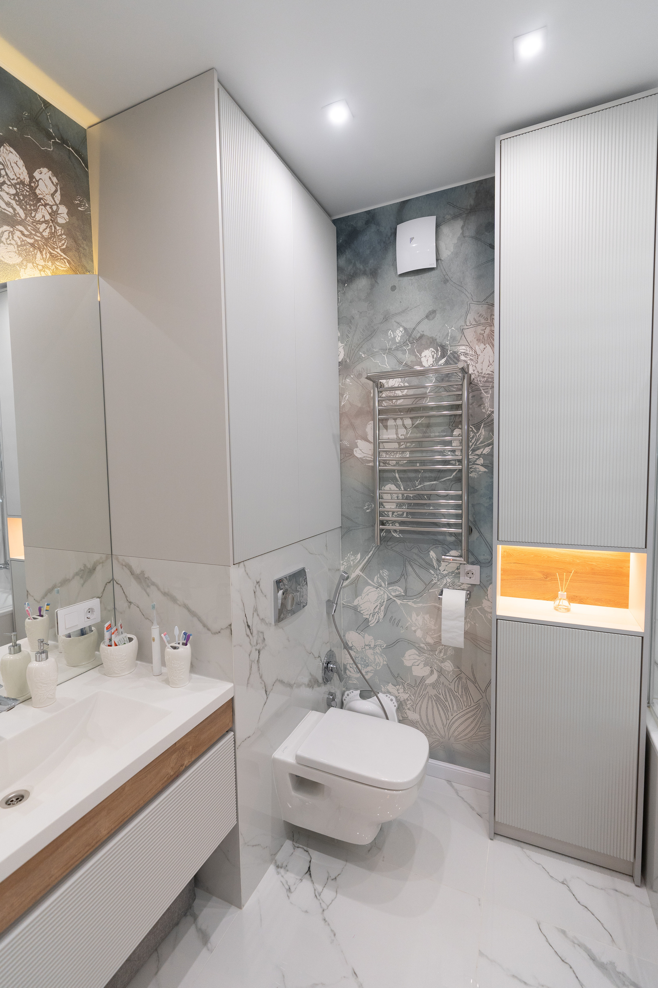 Яркая атмосферная квартира с изюминкой спальня-гостиная. Батракова Наталья дизайнер интерьеров Санкт-Петербург Москва Архангель