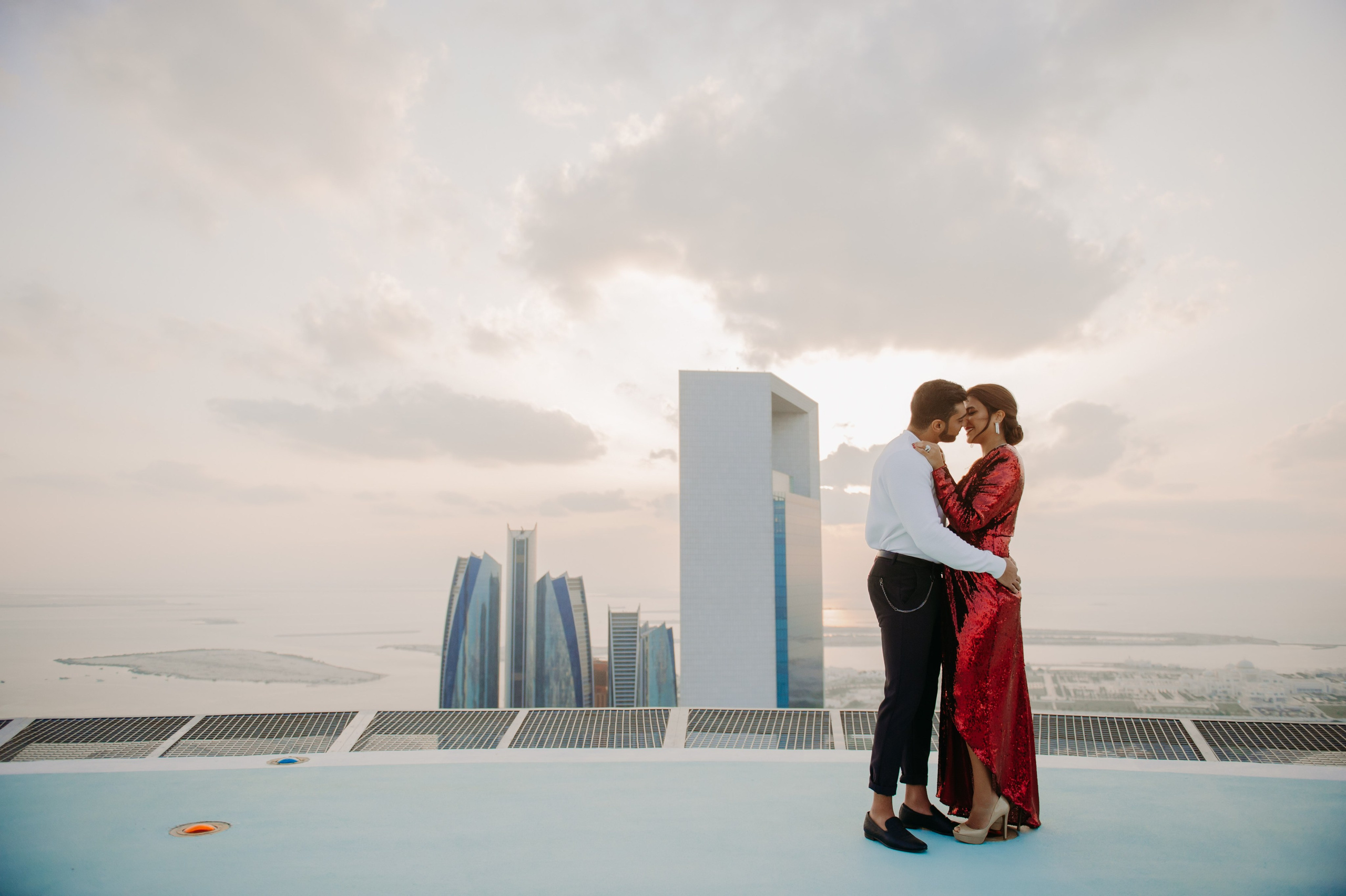 Love Story на высоте (Абу Даби). Фотограф в Москве и Санкт-Петербурге Дарина