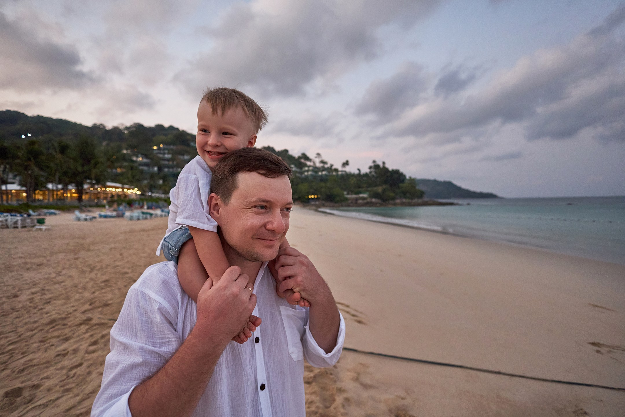 Семейная съёмка на море