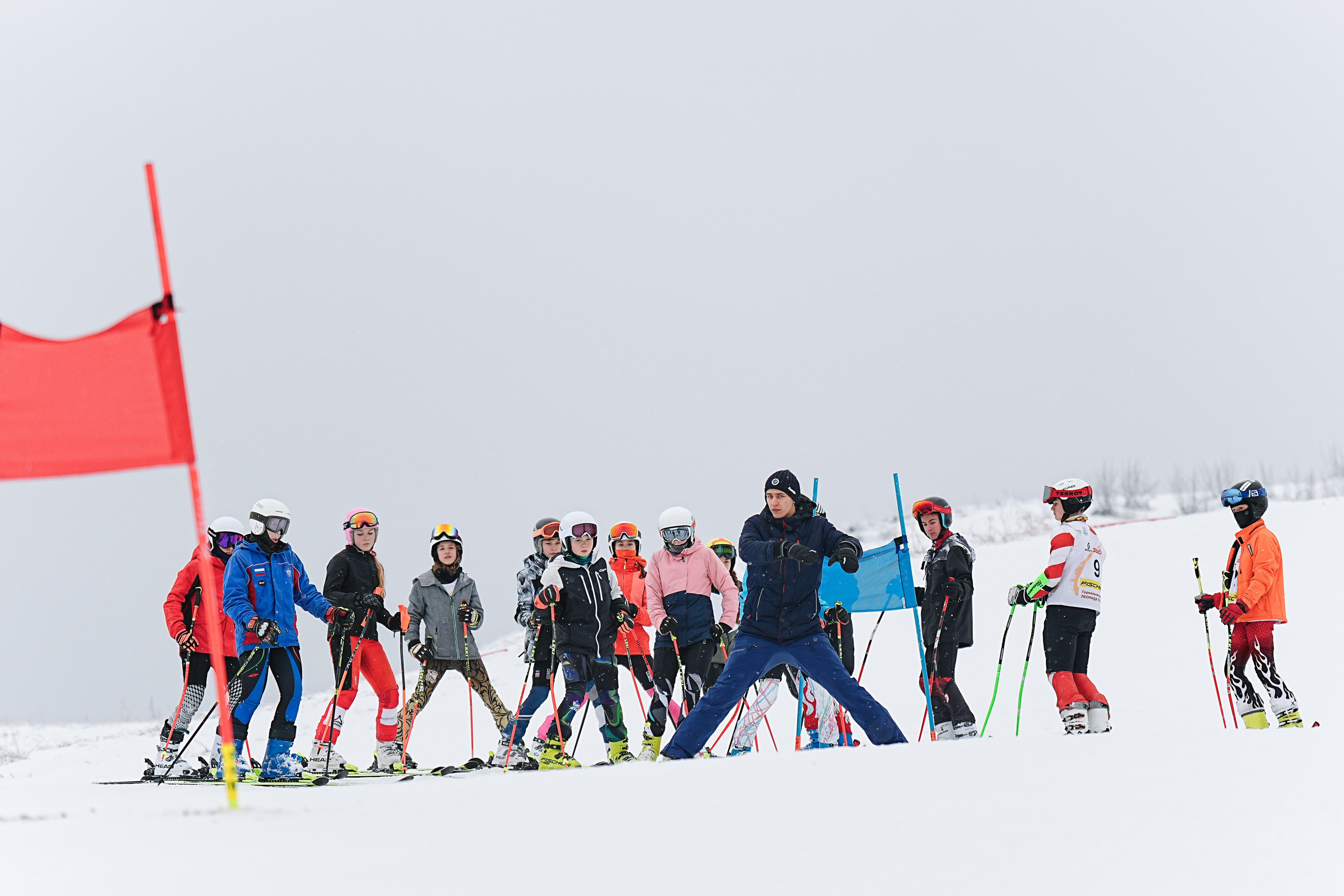 Горные лыжи. Первенство Центрального Федерального Округа. GS U14 Шуколово. Фотограф Студитский Евгений