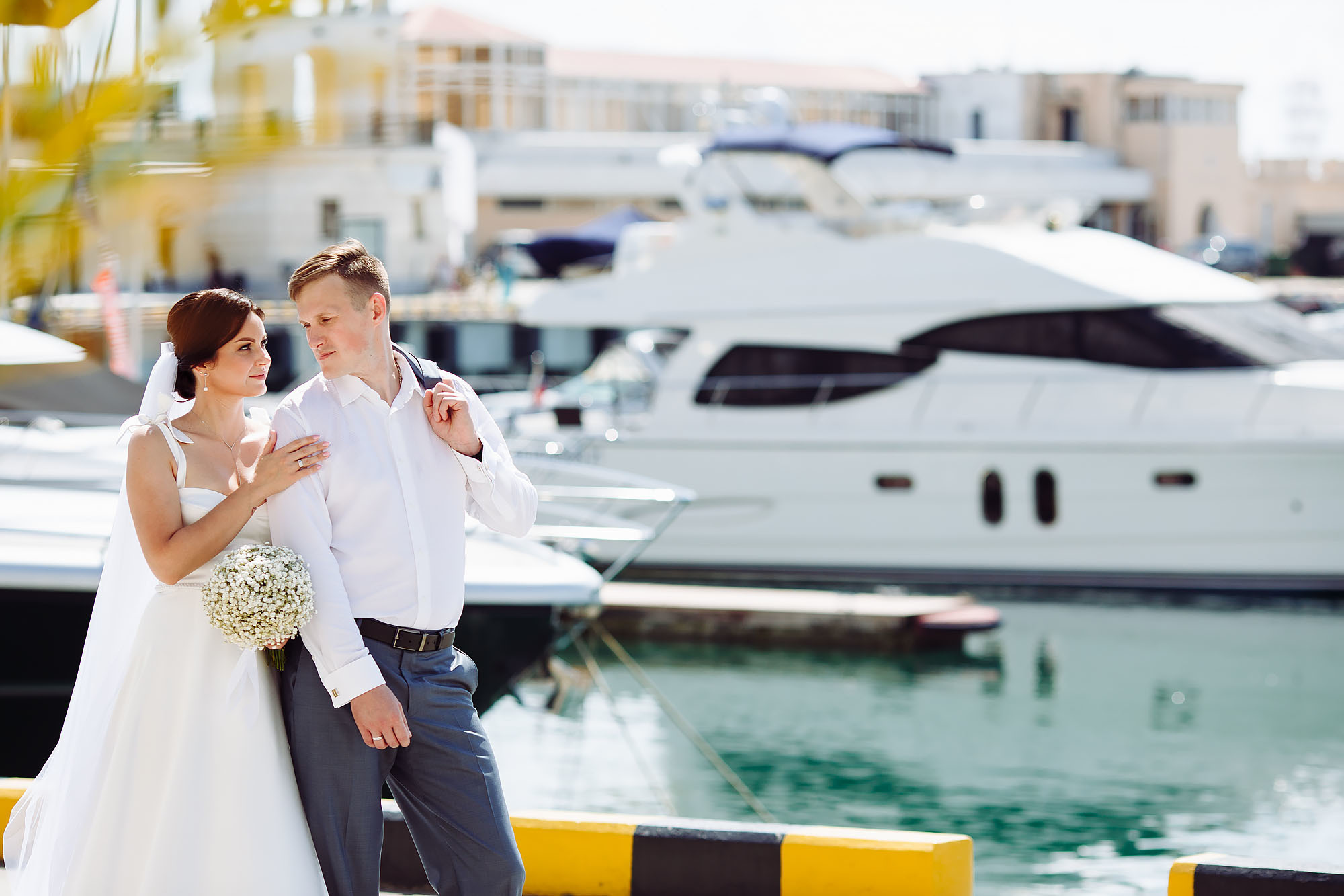 Свадебная прогулка в Сочи. Свадебный фотограф Краснодар, Сочи, Геленджик, Анапа, Ростов