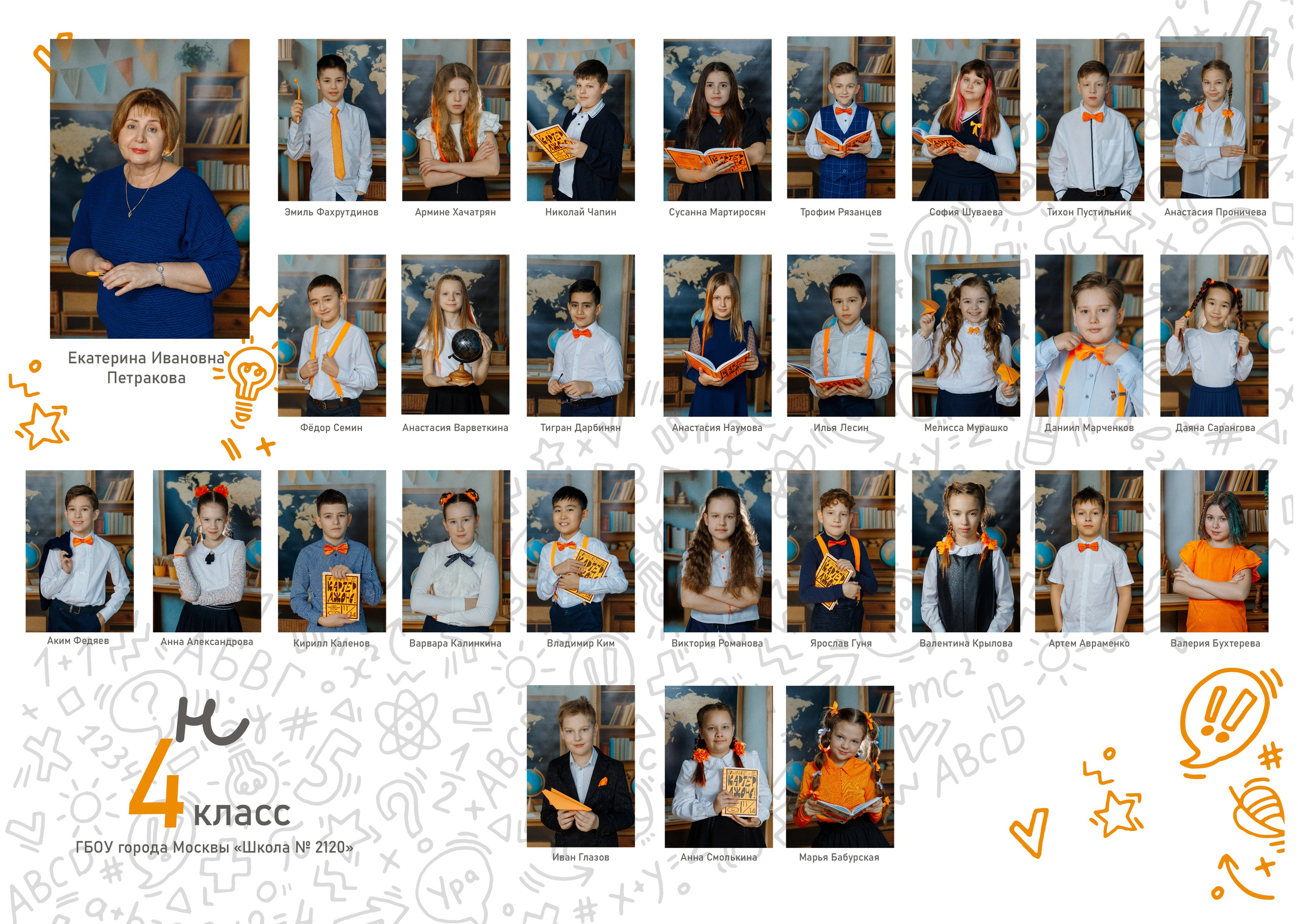 Макет «Классный» Выпускной альбом 4 класс. Фотограф Александра Сыщенко