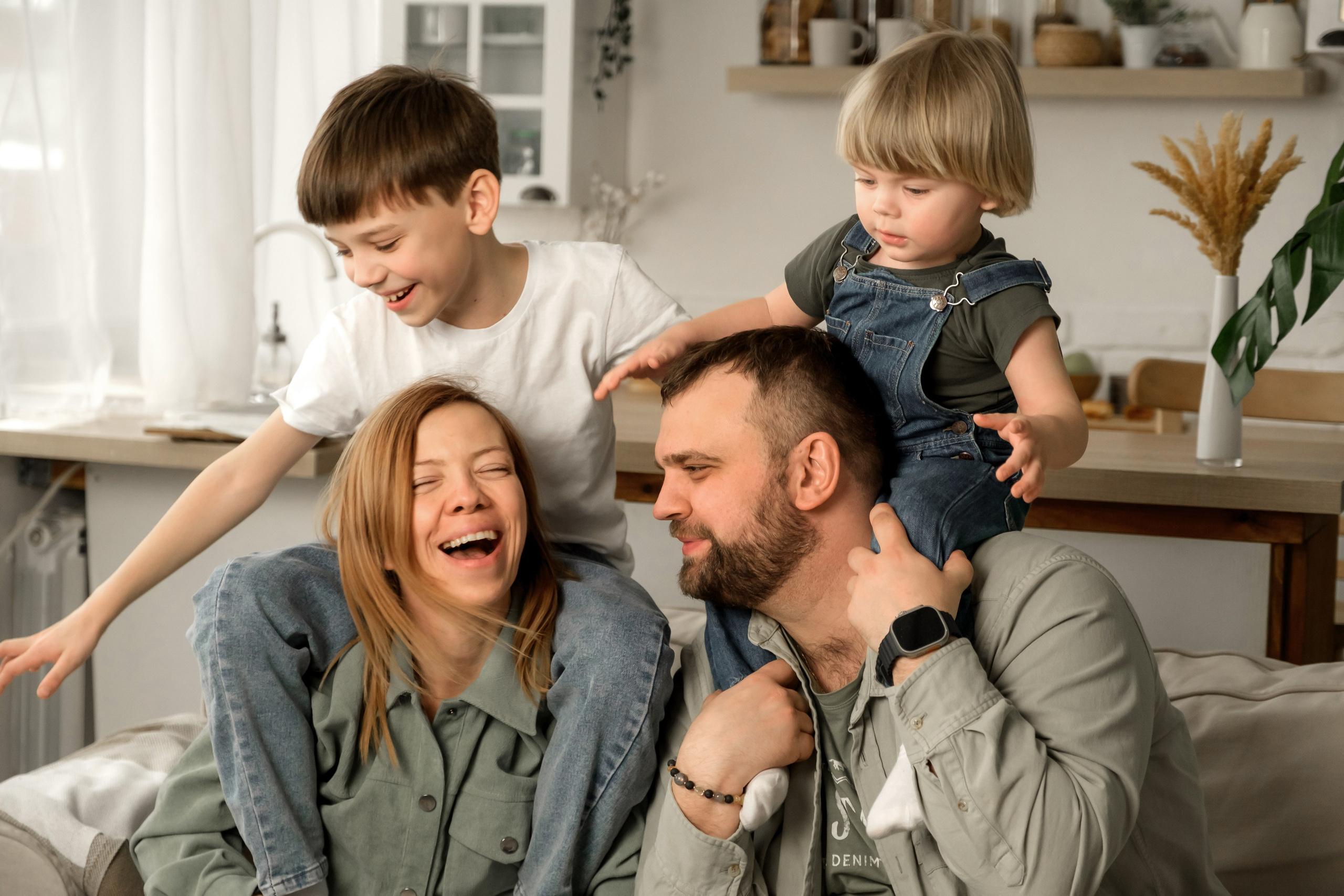 Домашняя съемка семьи Ольги