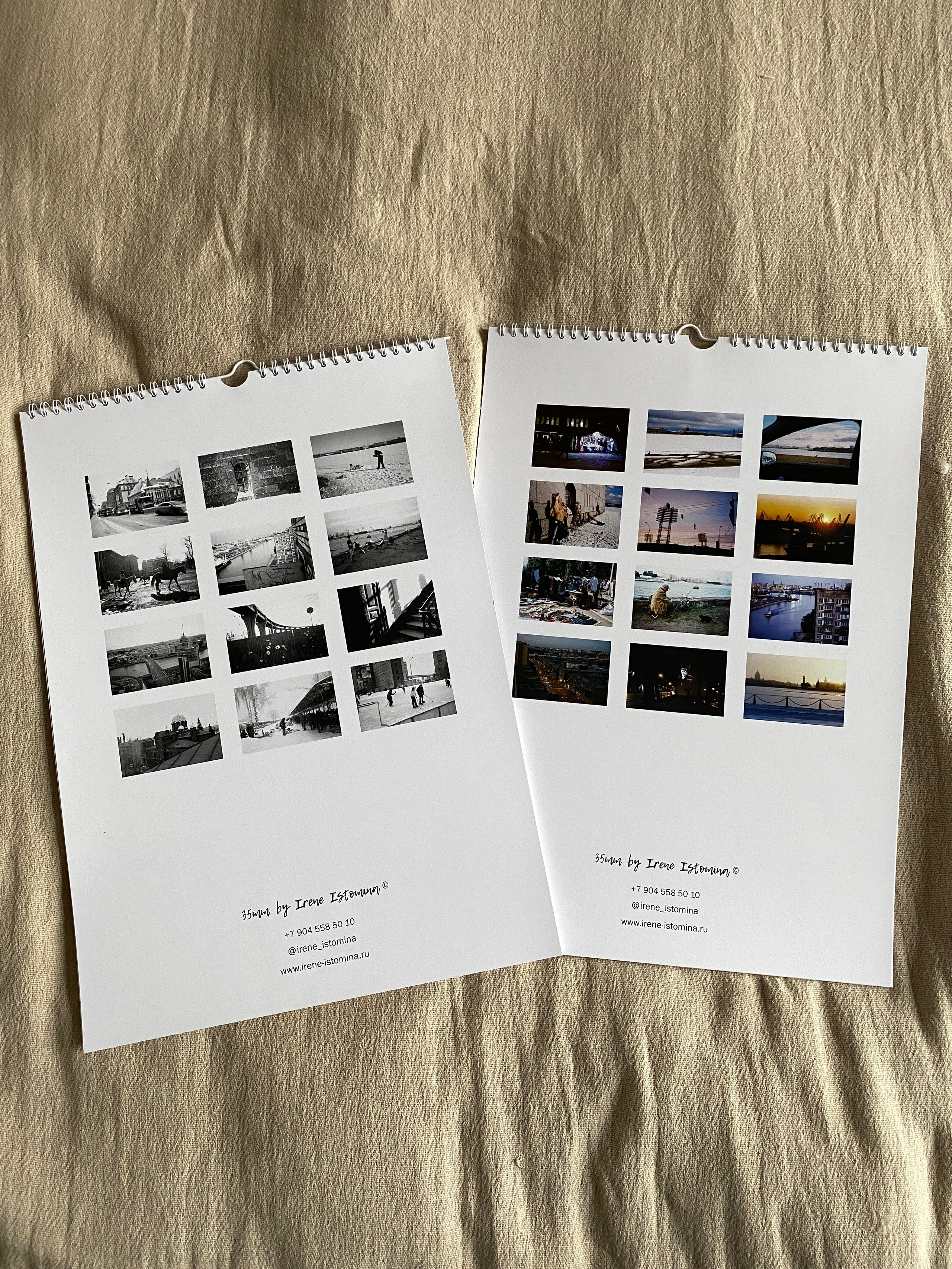 ФОТОКАЛЕНДАРЬ 2024. Свадебный и семейный пленочный фотограф в Петербурге Истомина Ирина