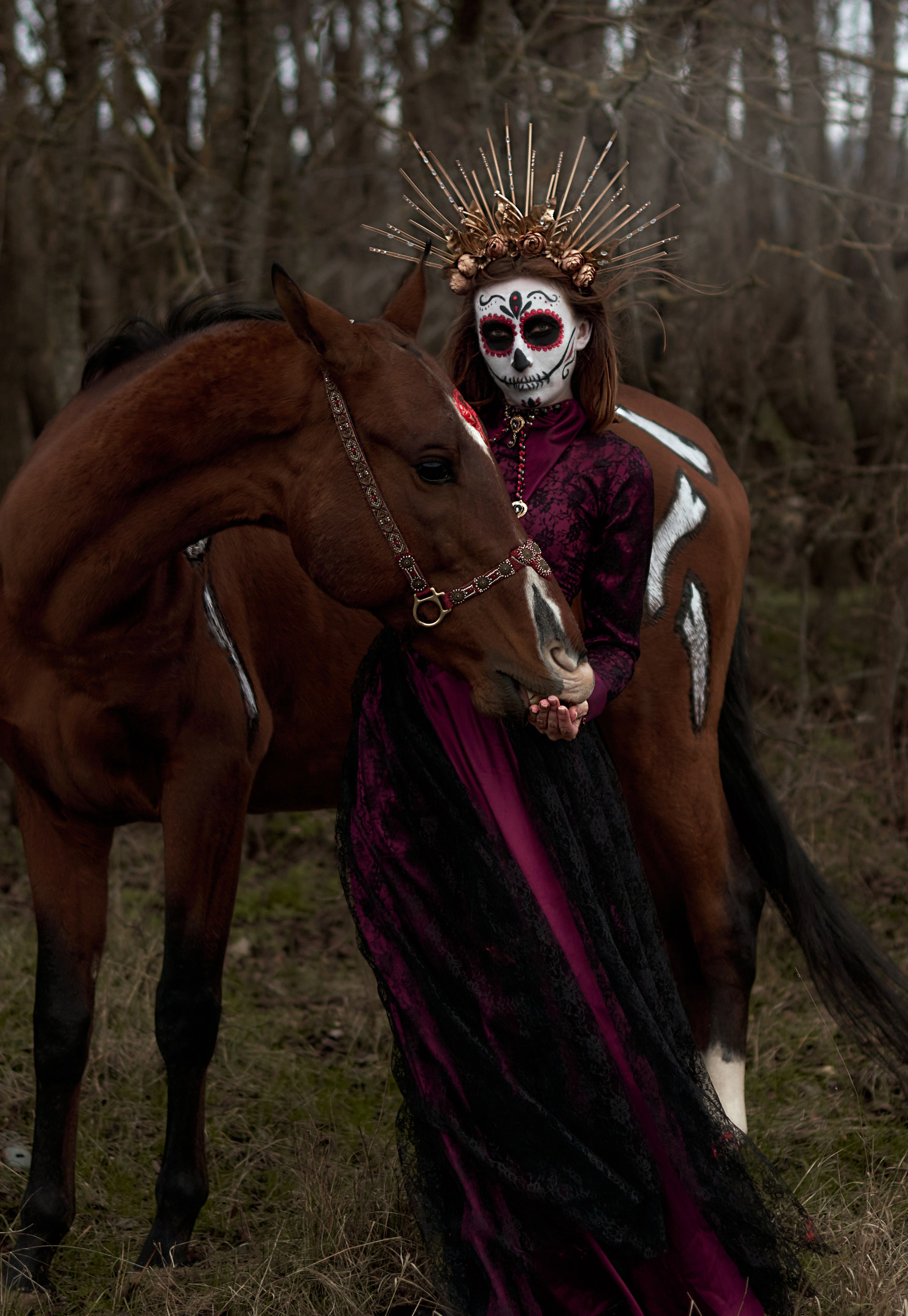 Фотосессия в стиле праздника El Día de Muertos. Фотограф в Севастополе