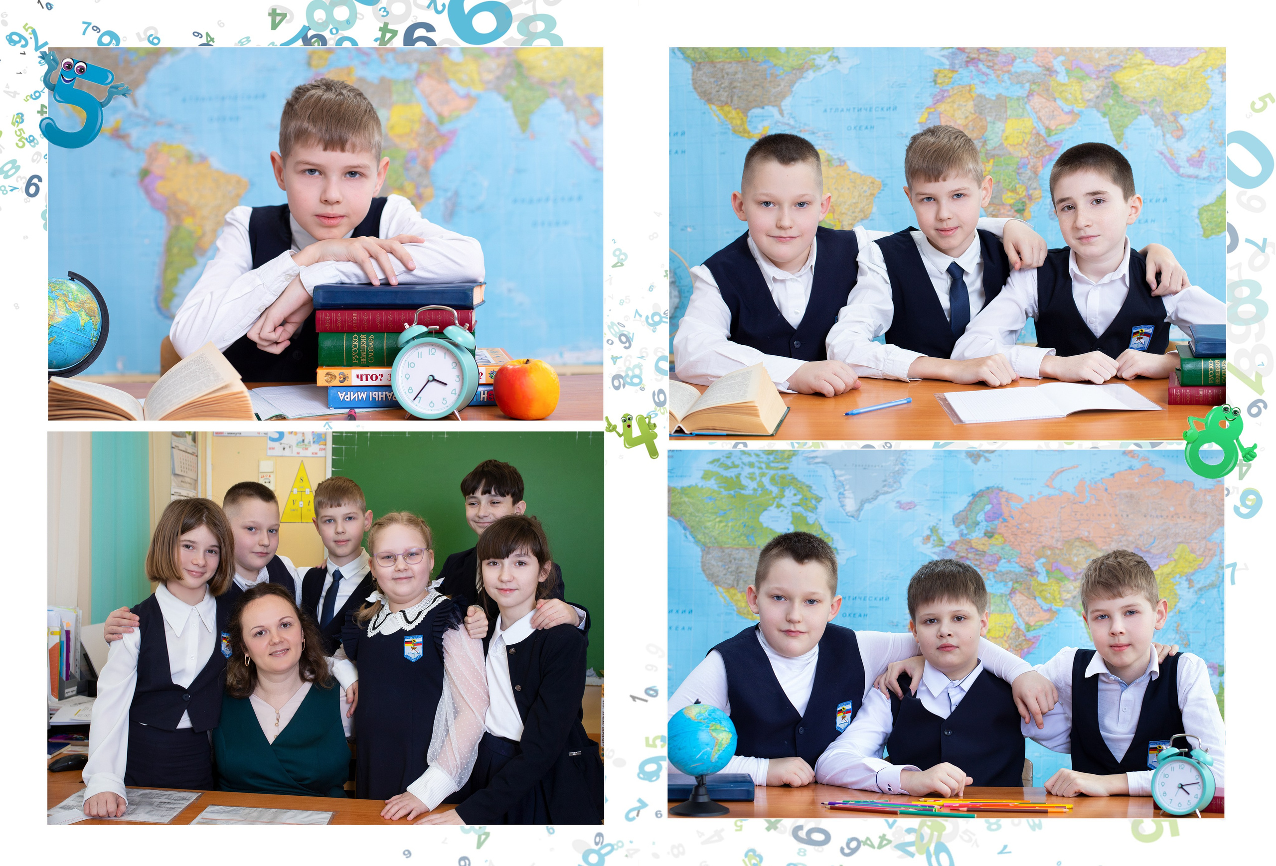 Дизайн «цифры» портрет может быть сделан на фоне карты или фоне библиотека. ВЫПУСКНЫЕ АЛЬБОМЫ для детского сада и школы Санкт-Петербург и Лен. область