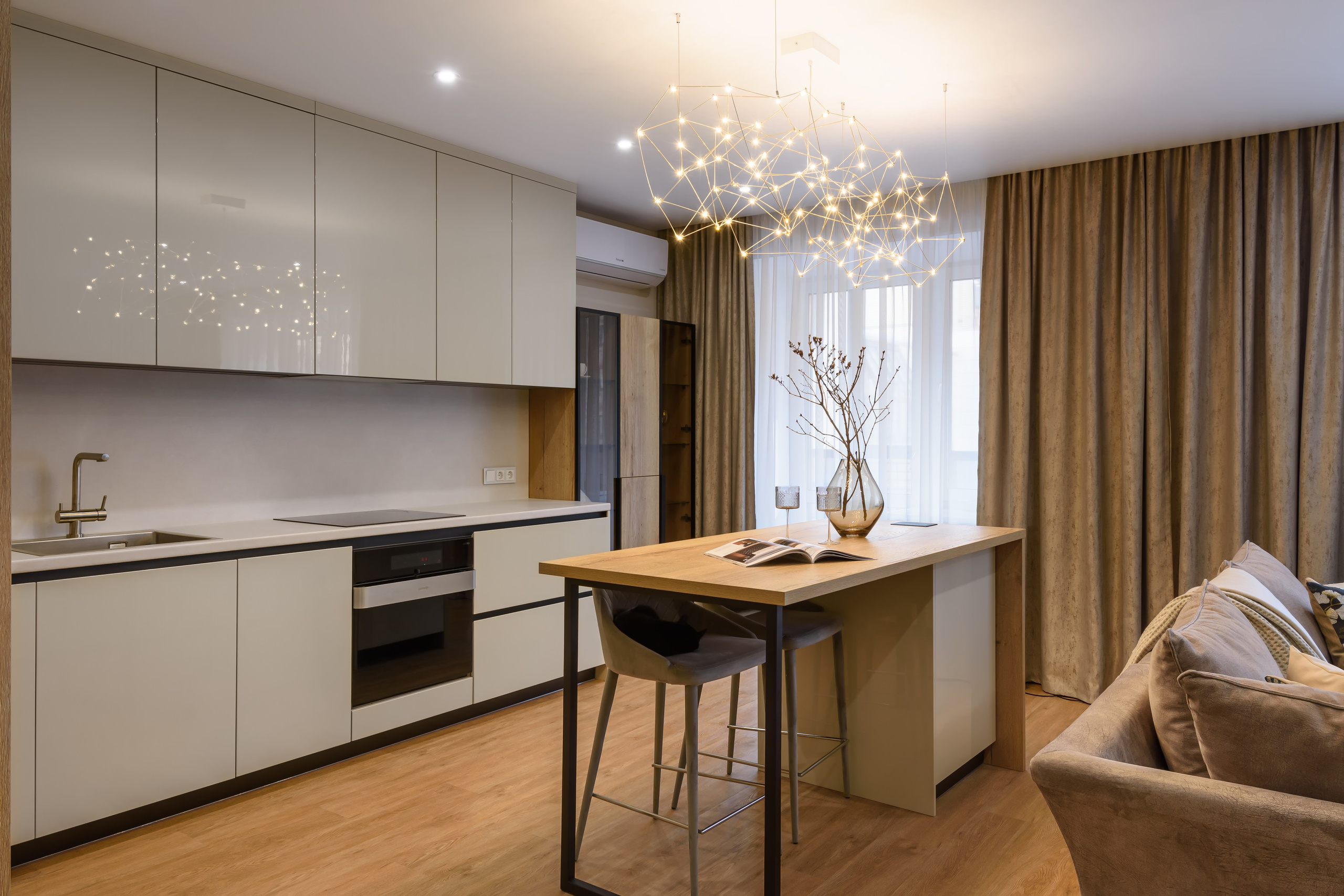 Интерьер квартиры в ж/к Южный Берег. Дизайн интерьера квартир в Красноярске под ключ | Анна Поминова