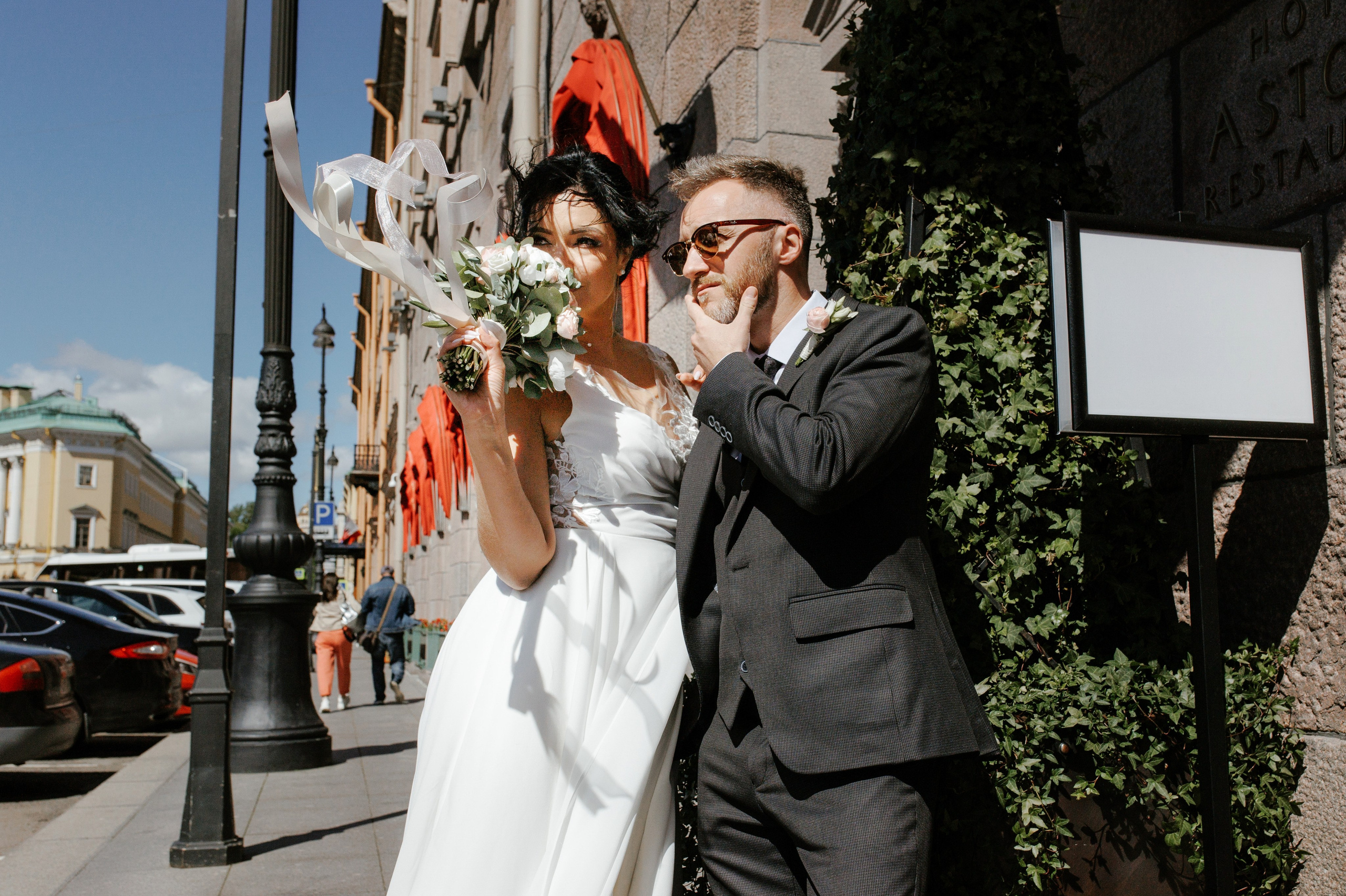 Свадьба в Питере весной. Свадебный фотограф СПБ