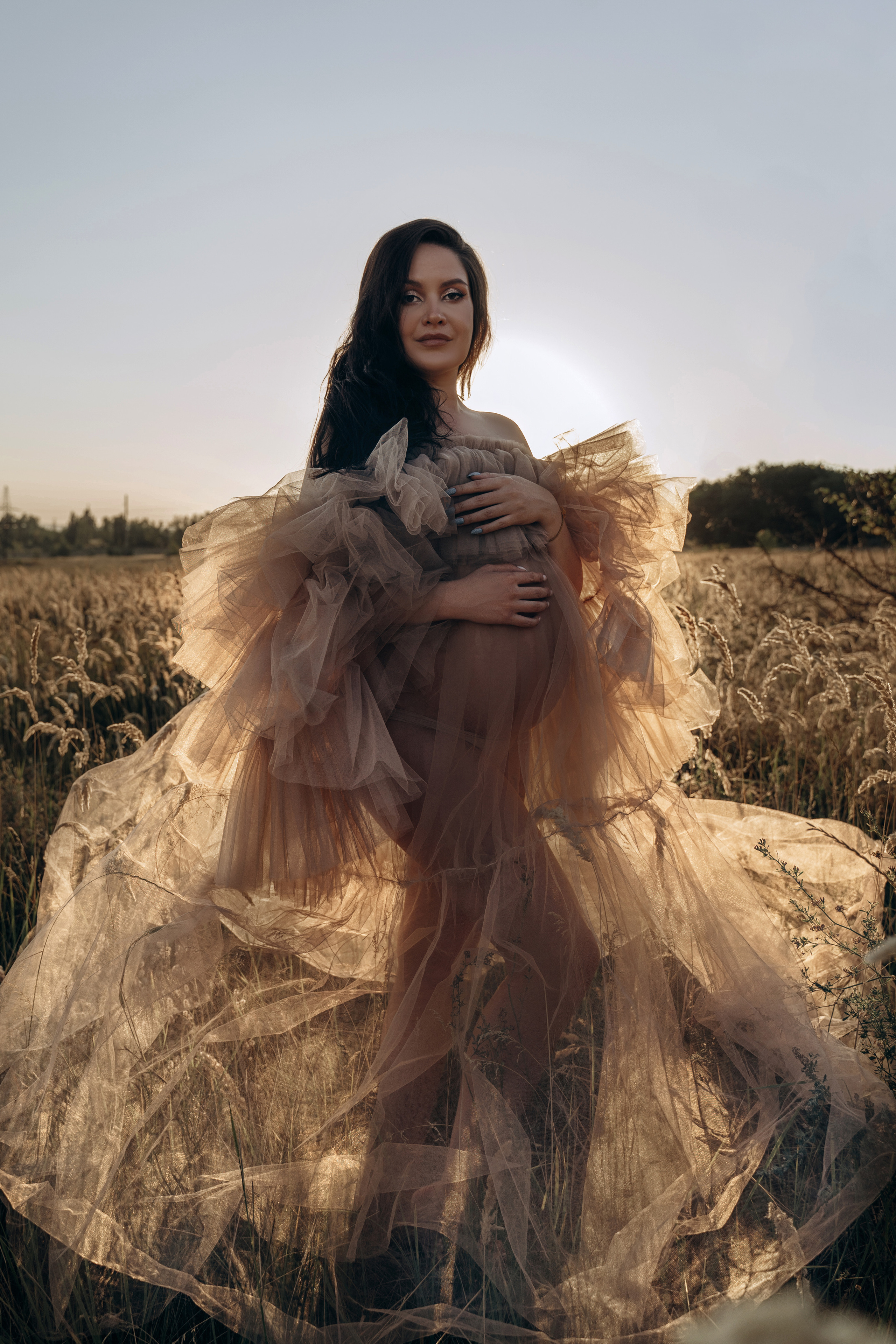 Беременность — Анна (закат Увек). Семейный фотограф и фотограф Таинств Крещения (Венчания) г. Саратов