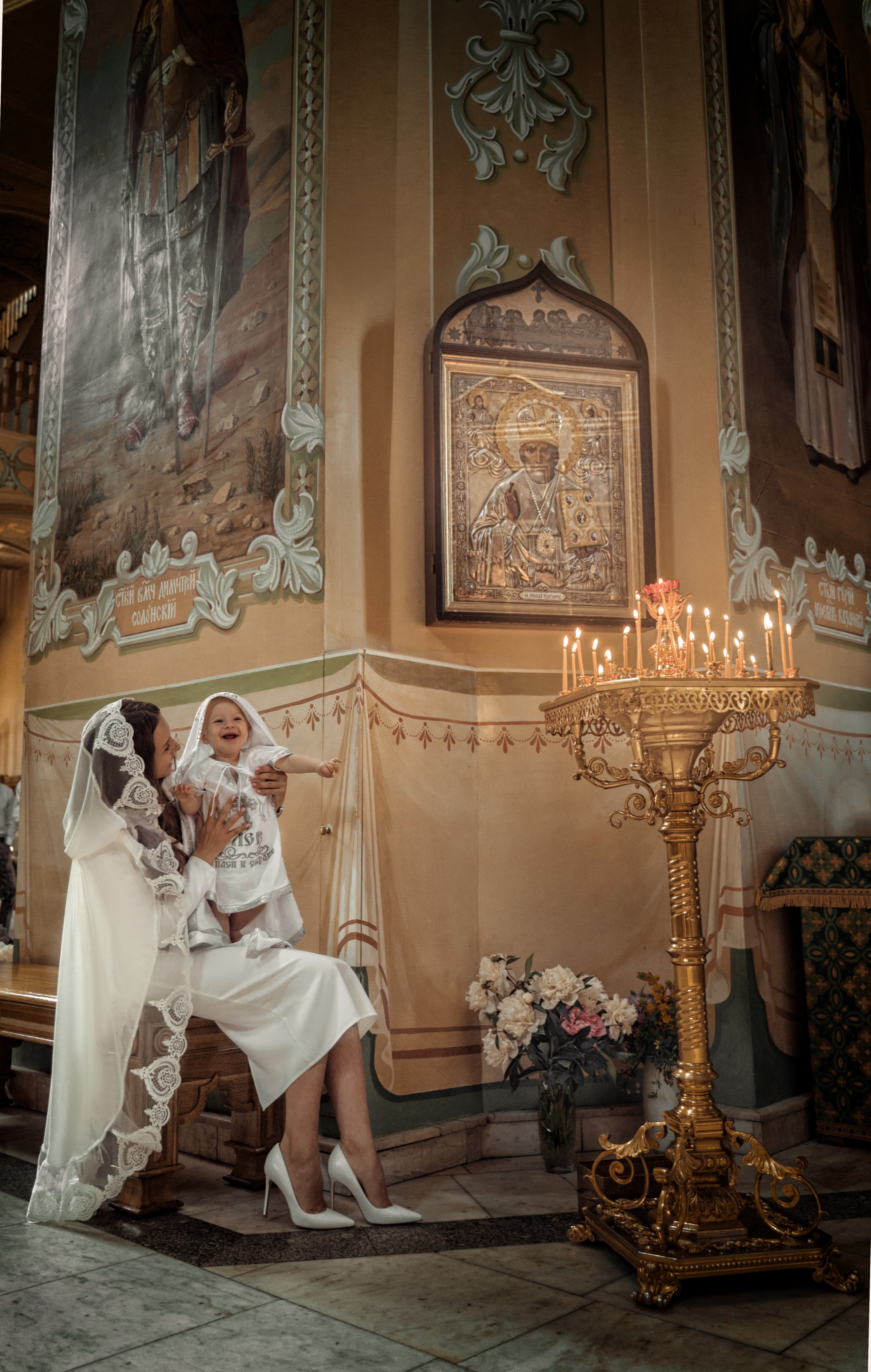 Таинство Крещения Льва Храм Покрова Божьей Матери. Семейный фотограф и фотограф Таинств Крещения (Венчания) г. Саратов