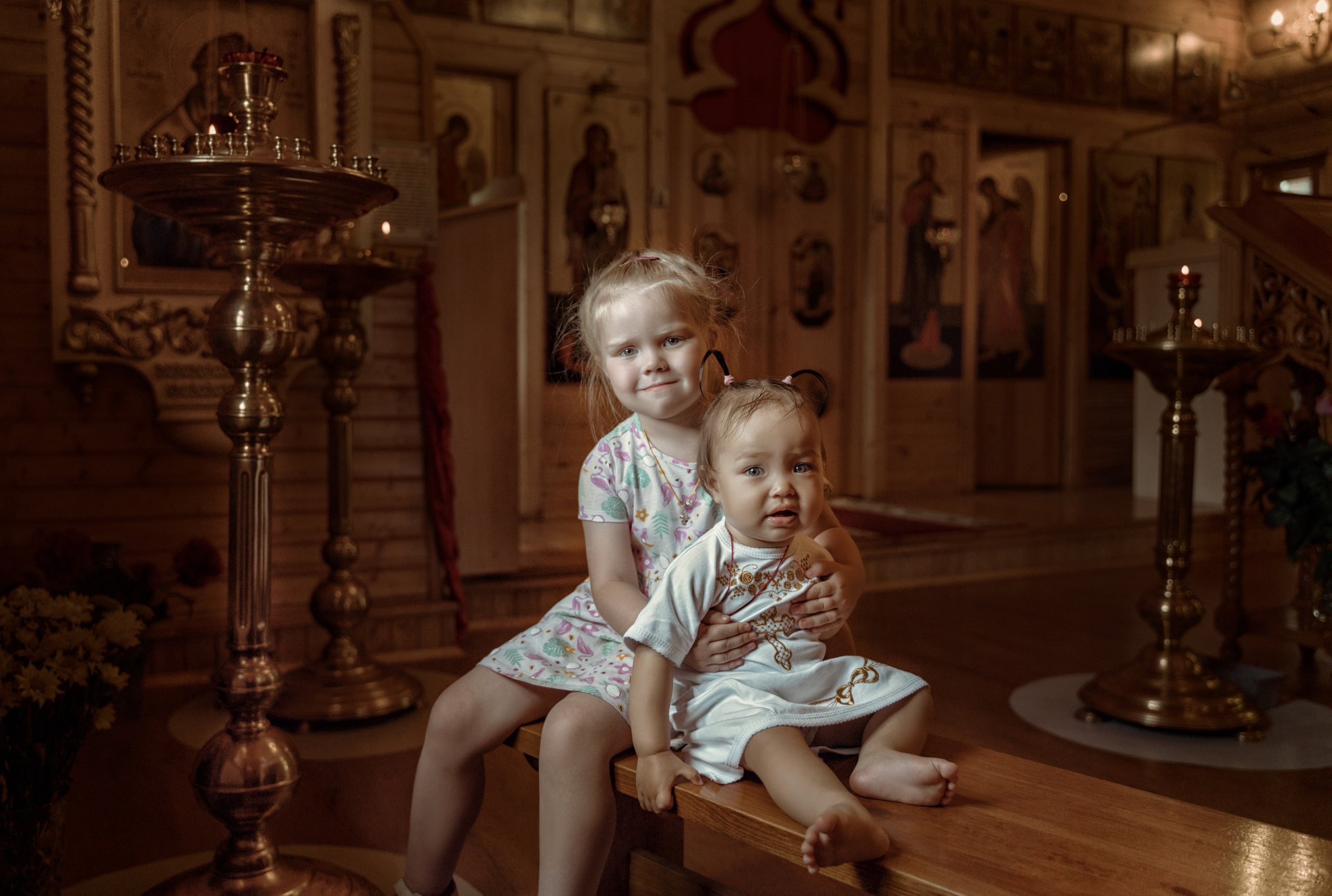 Крещение Даины. Семейный фотограф и фотограф Таинств Крещения (Венчания) г. Саратов