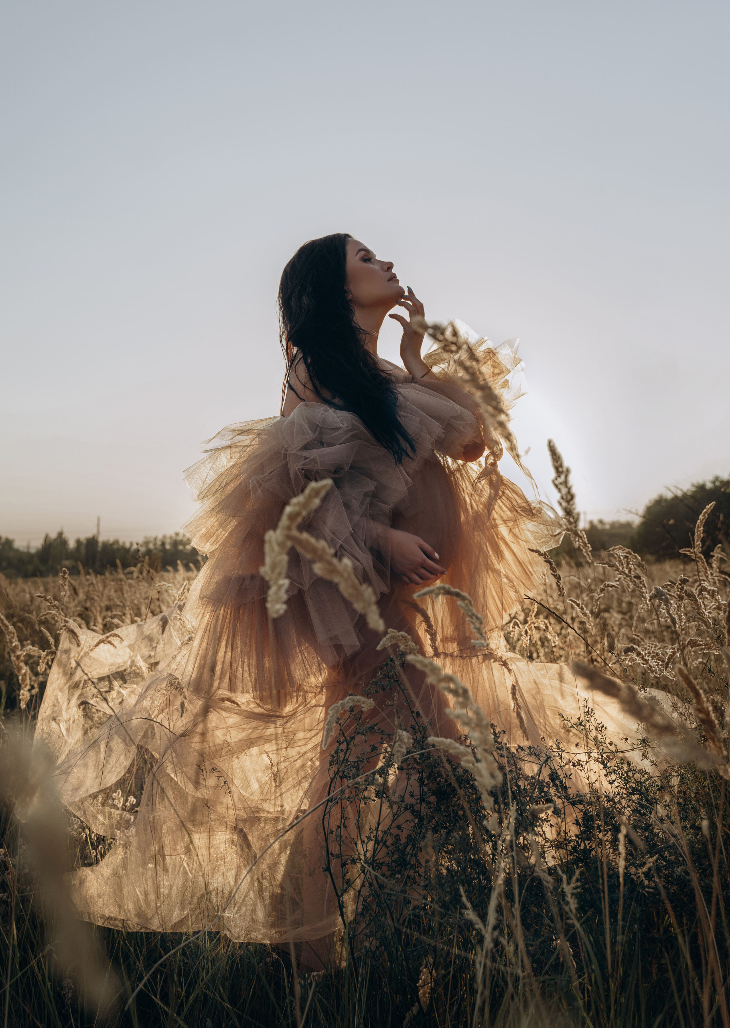 Беременность — Анна (закат Увек). Семейный фотограф и фотограф Таинств Крещения (Венчания) г. Саратов