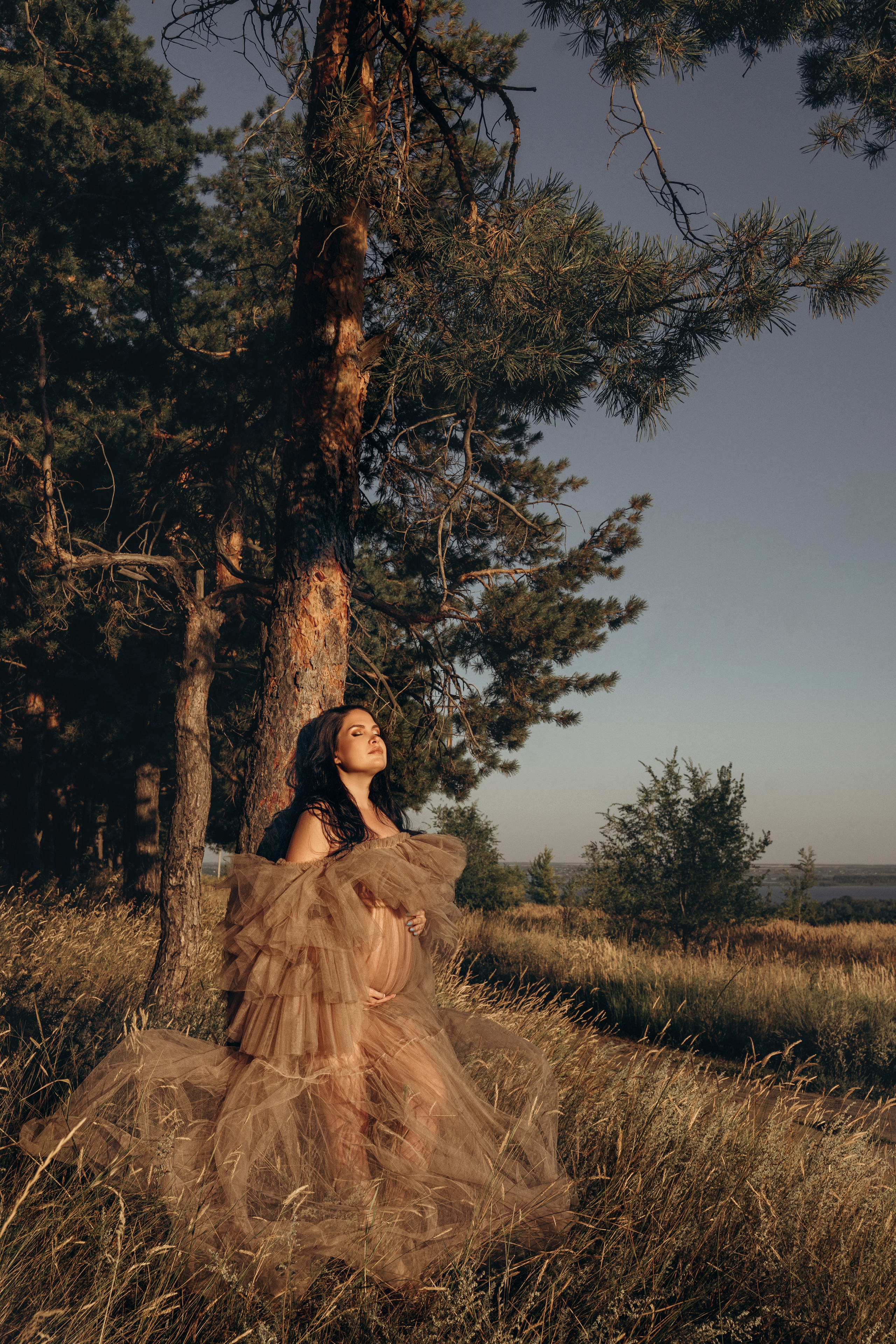 Беременность — Анна (закат Увек). Семейный фотограф и фотограф Таинств Крещения (Венчания) г. Саратов