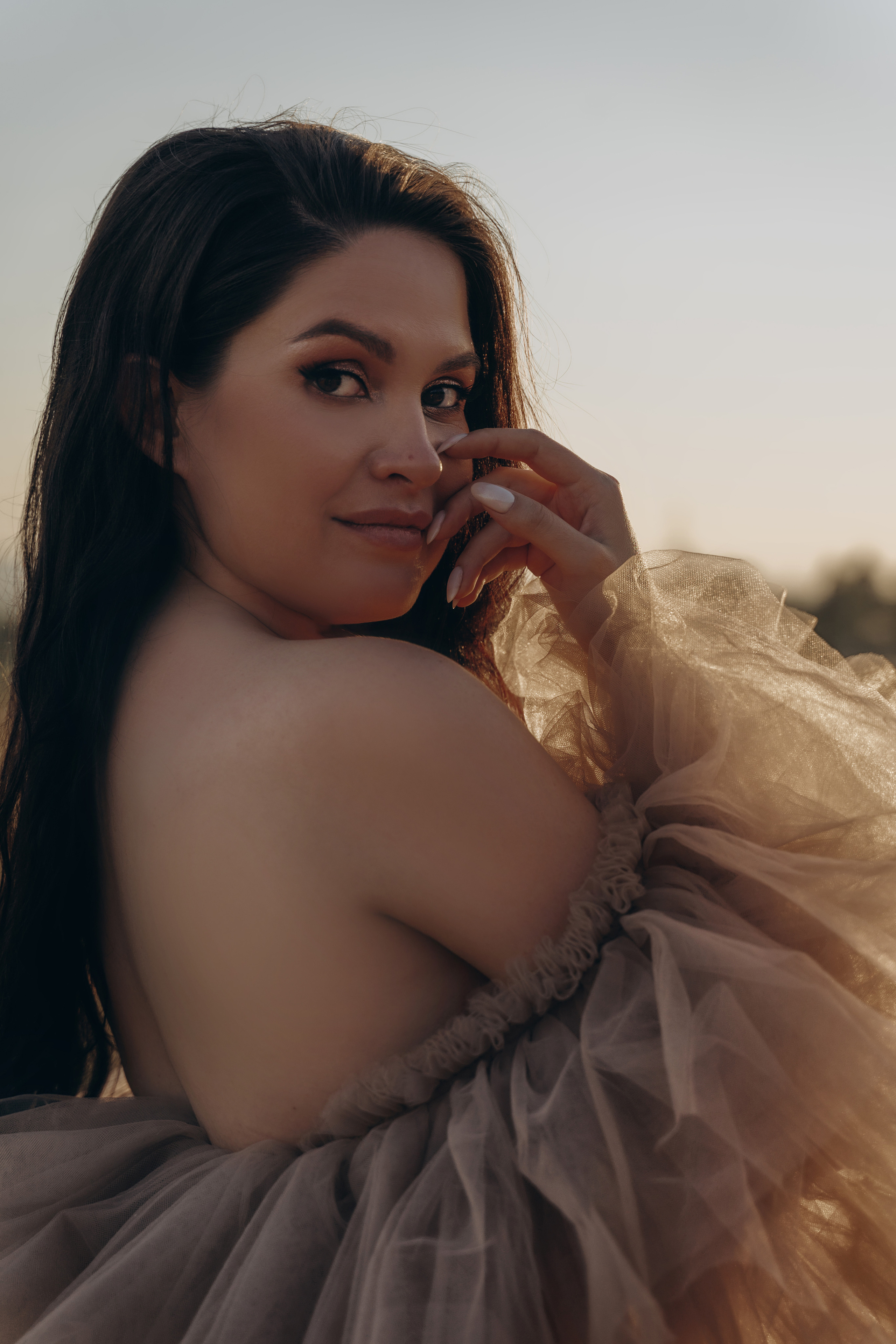 Беременность — Анна (закат Увек). Семейный фотограф и фотограф Таинств Крещения (Венчания) г. Саратов