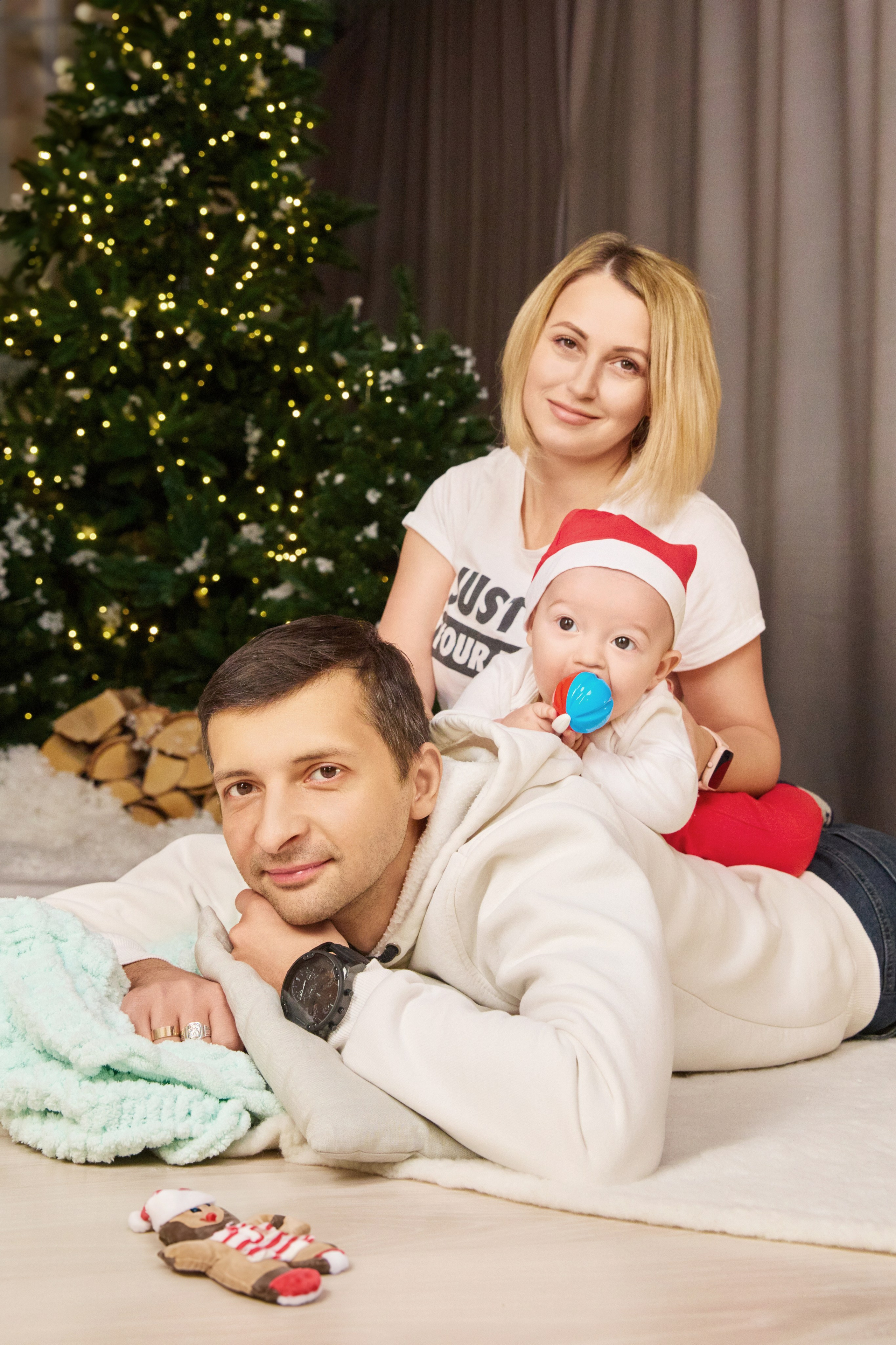 Новогодняя съемка в студии