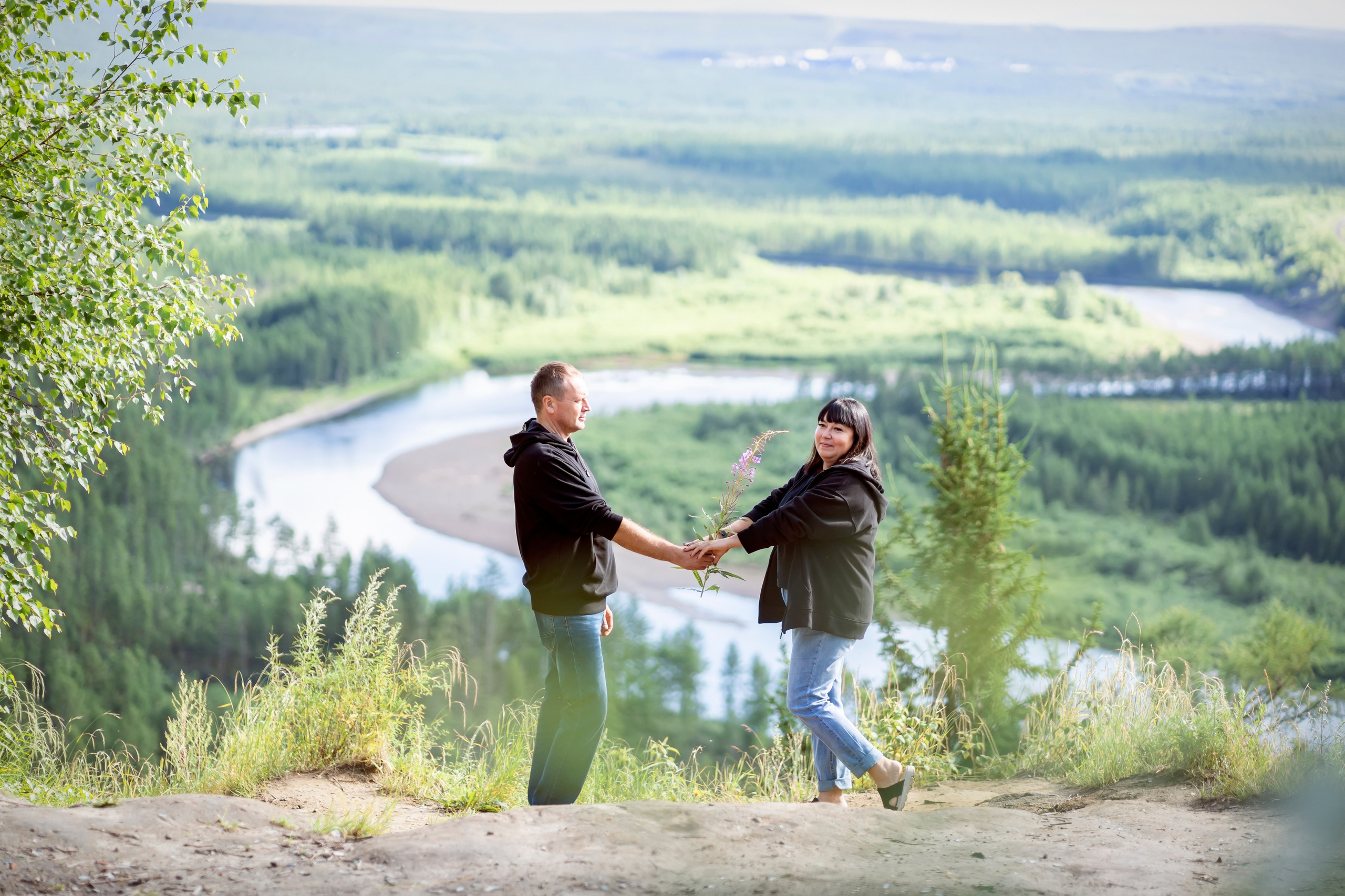 Летняя прогулка на АЯМовской скале. Семейный и детский фотограф в Хабаровске Анна Гриневич