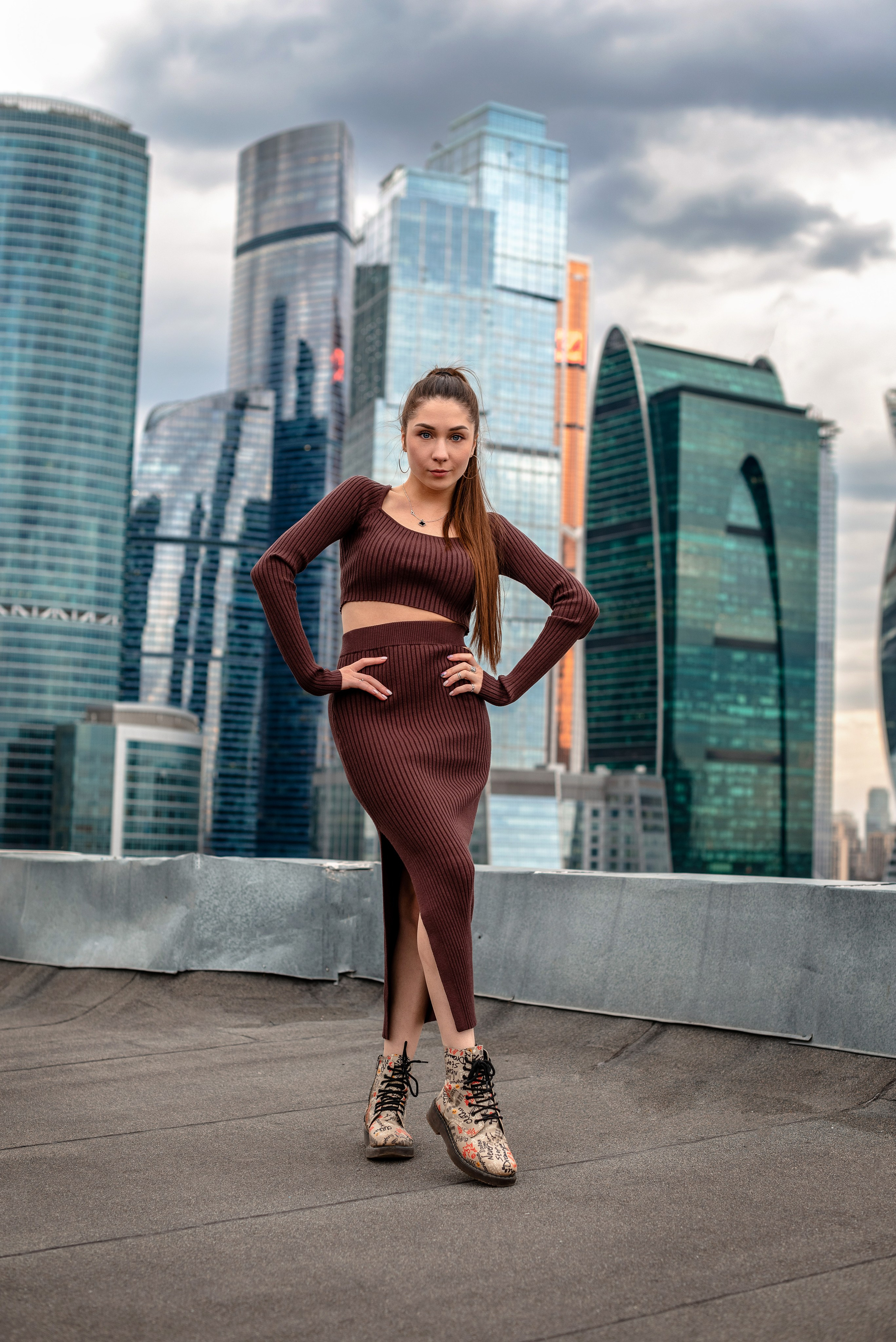 Съемка на крыше. Фотограф Марина Кукляева