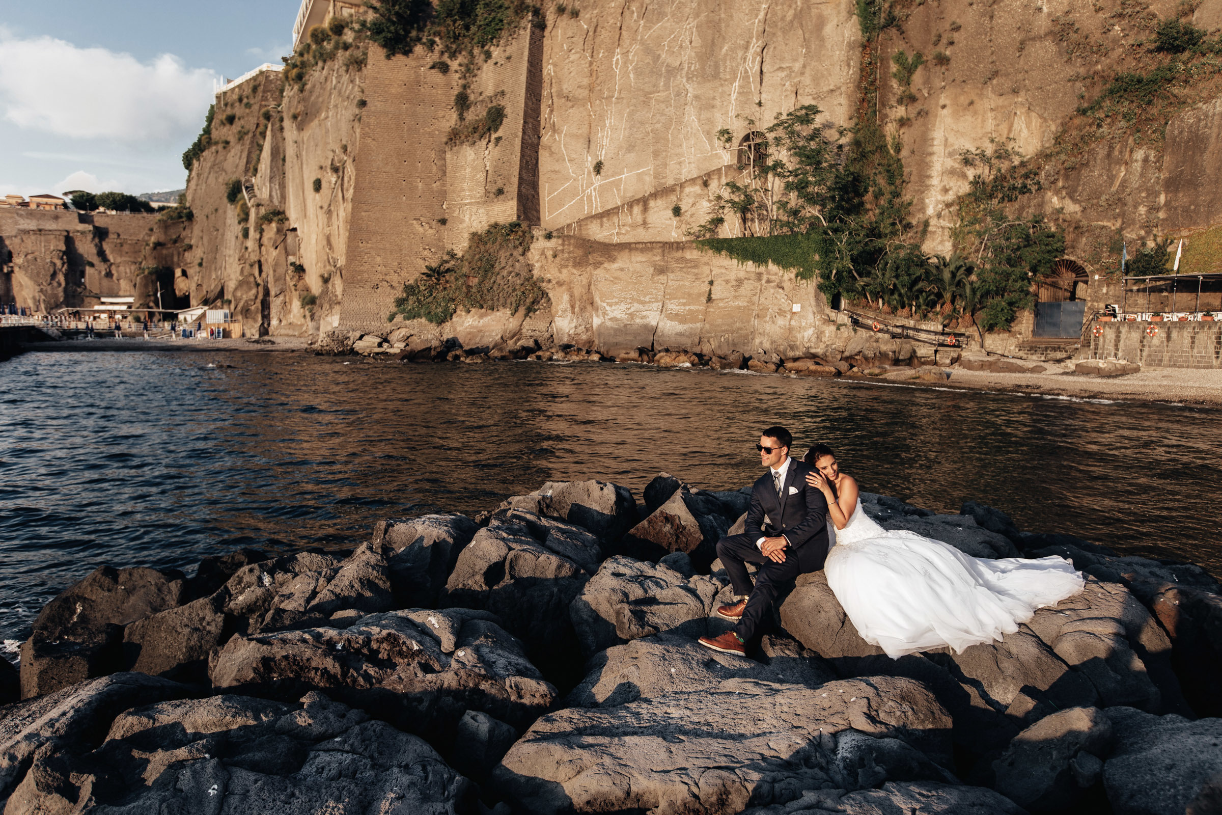 Свадьба в Италии, в романтическом городе Сорренто. Photographer and videographer for wedding in Italy: Rome, Milan, Venic