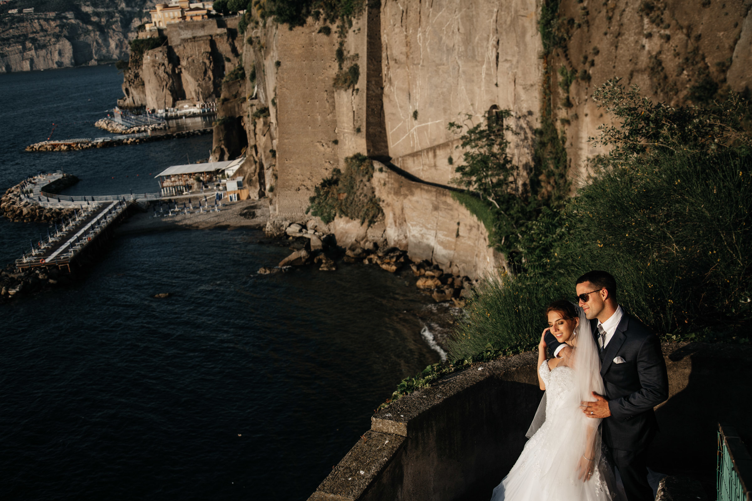 Свадьба в Италии, в романтическом городе Сорренто. Photographer and videographer for wedding in Italy: Rome, Milan, Venic