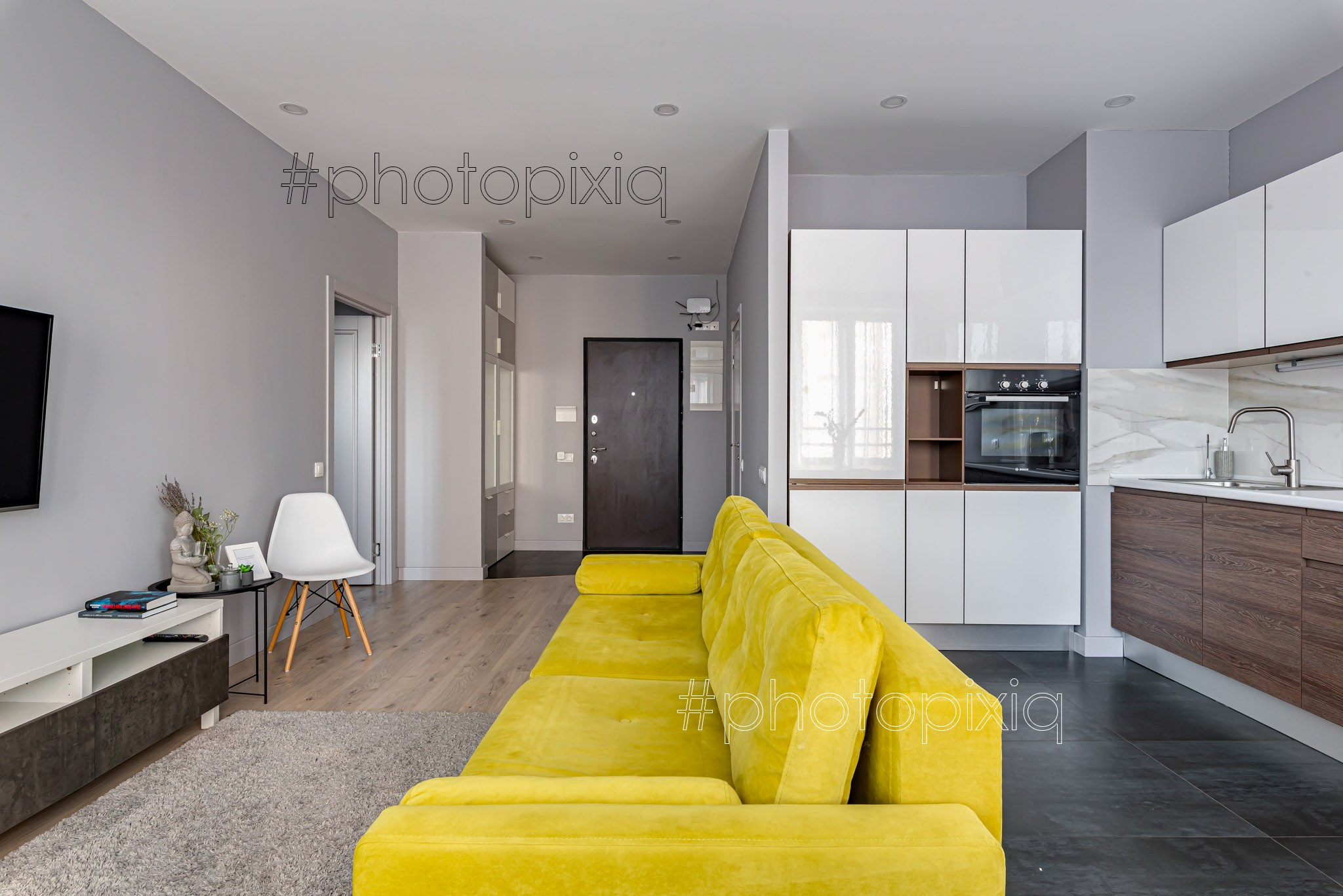 Фотосъёмка квартиры на Новодмитровской для аренды — Интерьерный фотограф Кузнецов Сергей. Хештег в поиске: #photopixiq