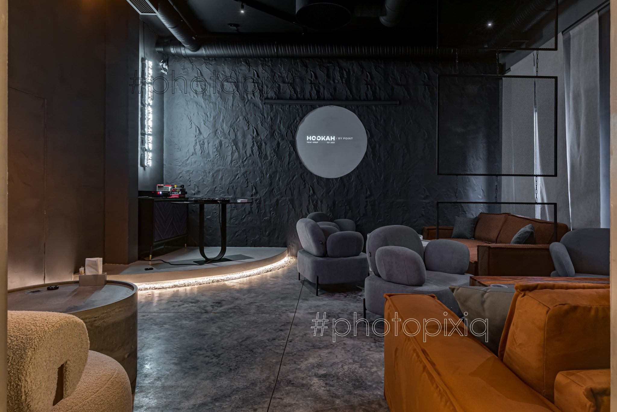 Интерьерная фотосъёмка кальянной POINT HOOKAH. Интерьерная съёмка и виртуальные туры — Интерьерный фотограф Кузнецов Сергей (photopixiq)