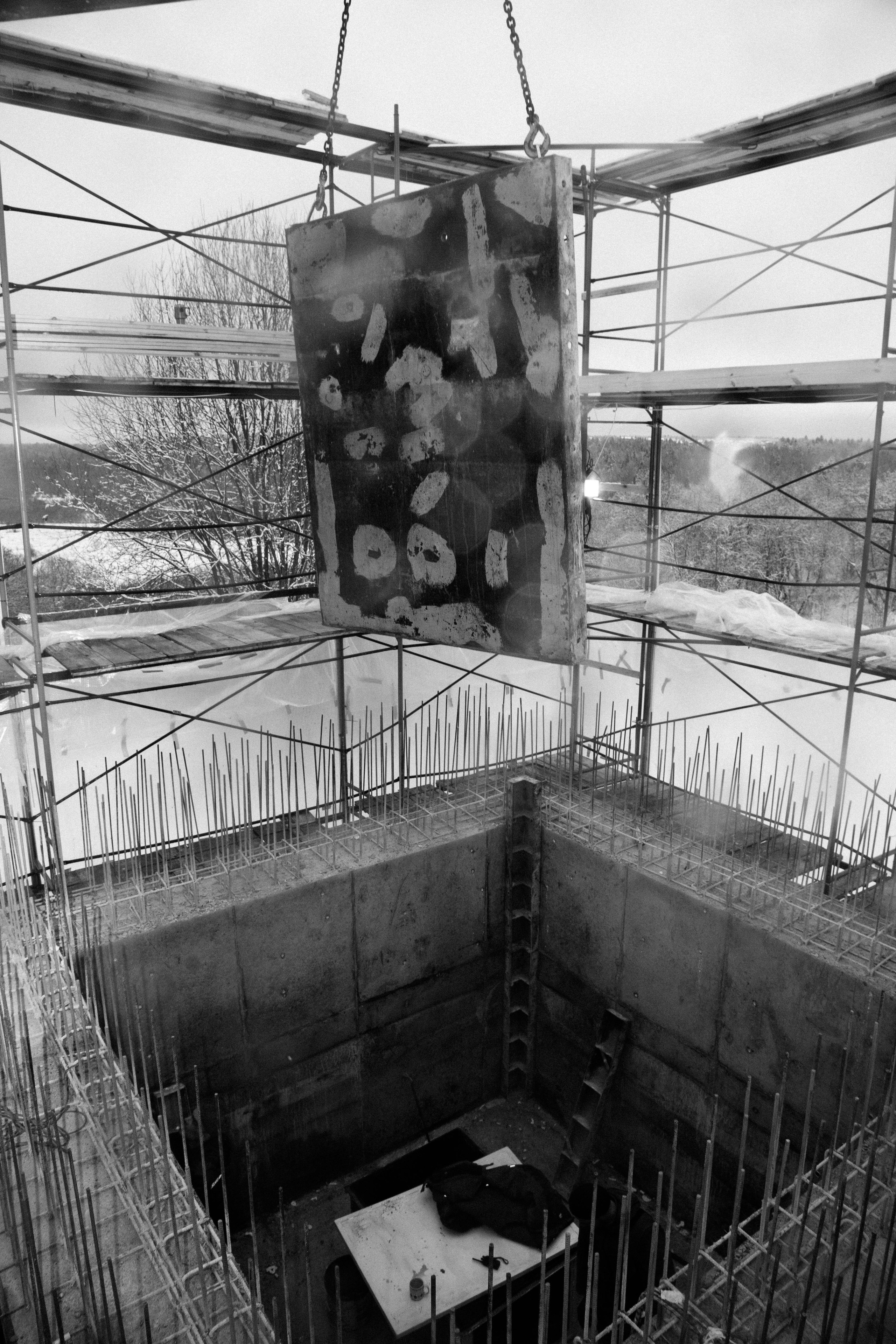 Строительство Ступы в Яхроме. Фотография, как она есть