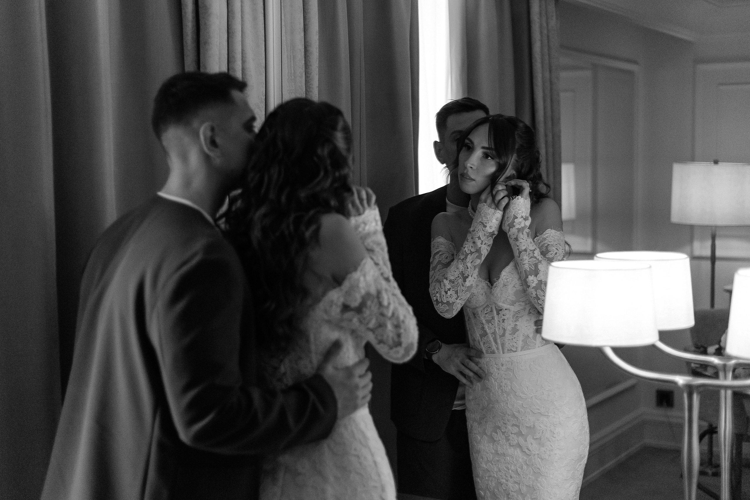 Свадебные сборы в отеле The Carlton, Moscow  