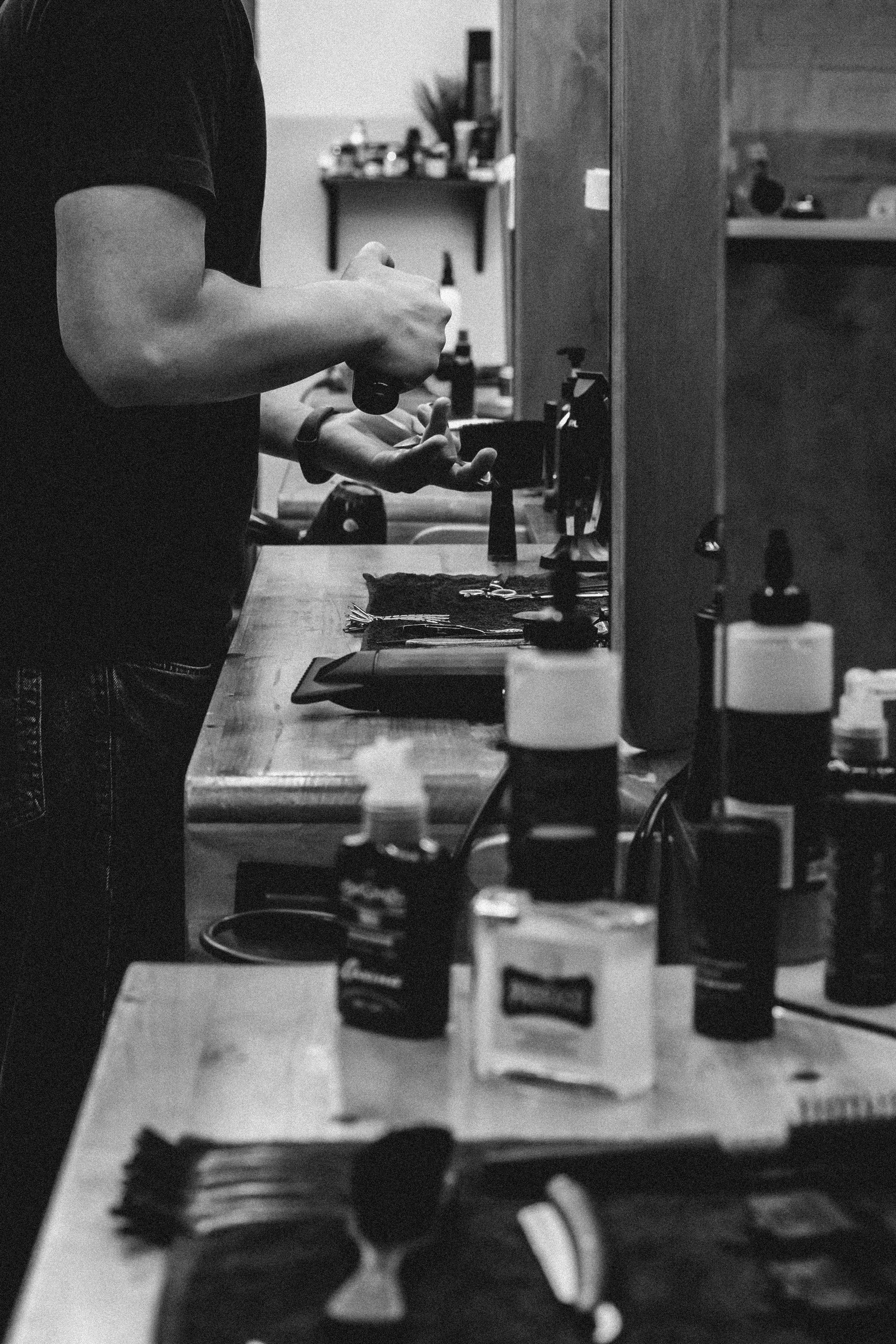 Контент-съемка барбершоп «mæsh». Коммерческий и Портретный Фотограф Симферополь Крым Максим Махо