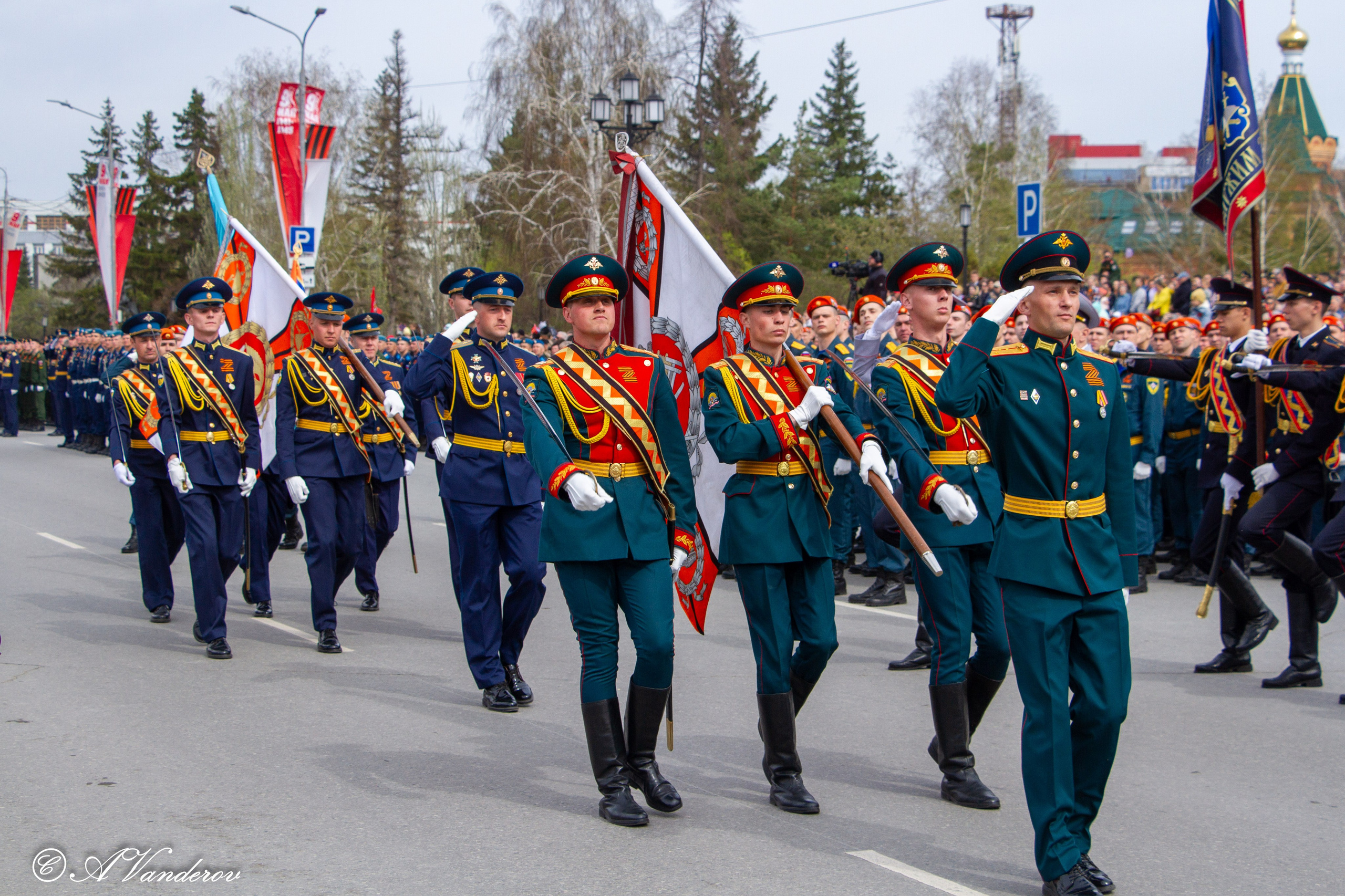 Парад Победы Омск 2024. Фотограф Омск | Александр Вандеров