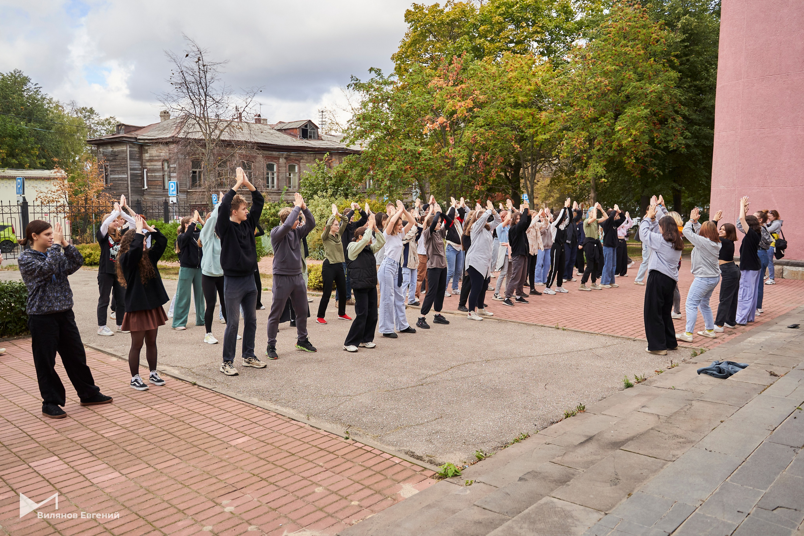 Мероприятие «Веревка» для первокурсников ННГАСУ. Репортажный фотограф Вилянов Евгений. Нижний Новгород