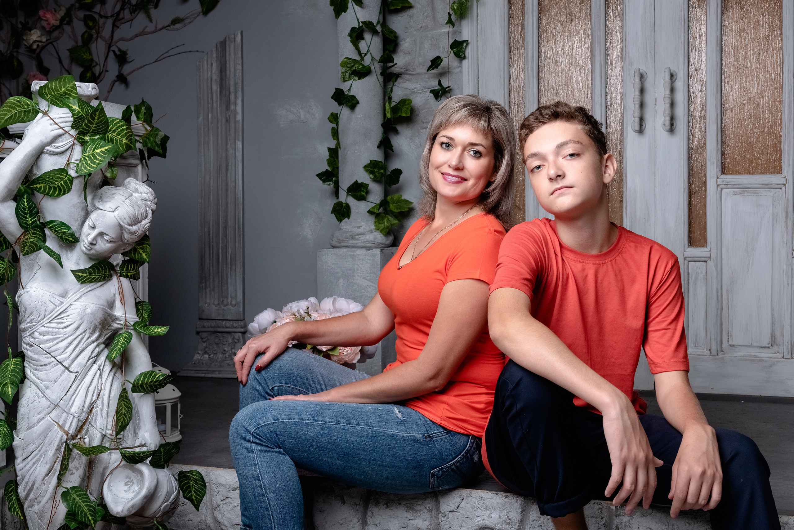 Семейная фотосессия в студии