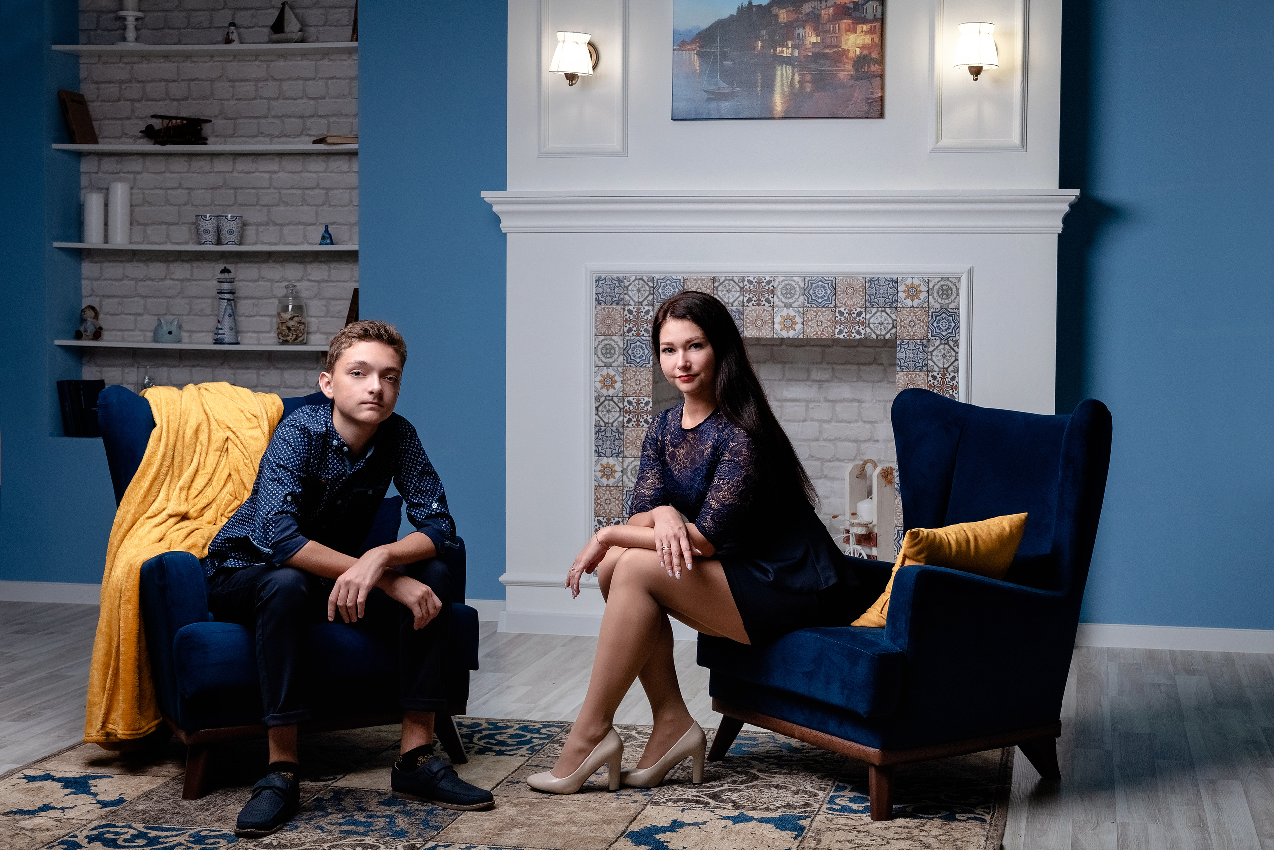 Семейная фотосессия в студии