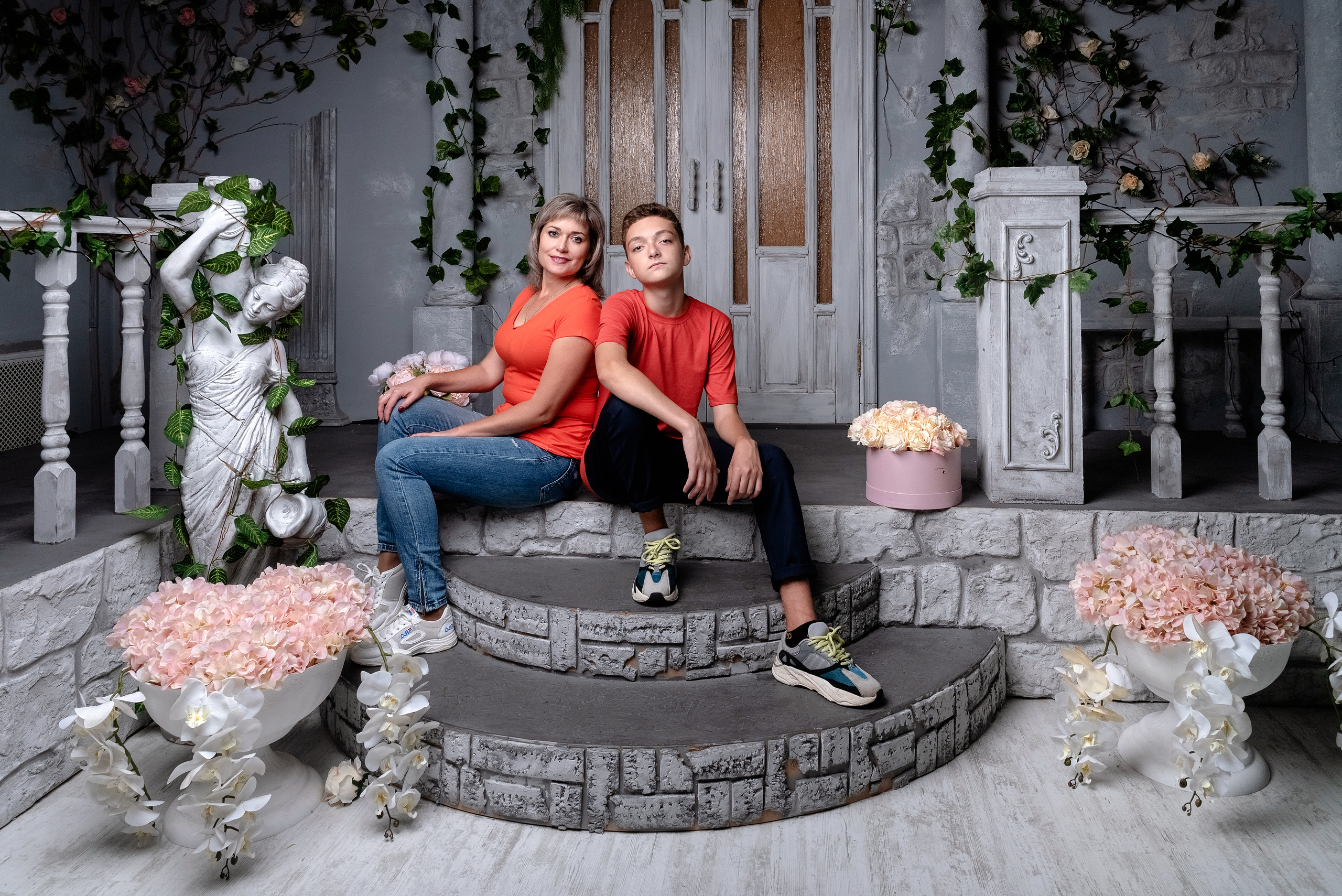 Семейная фотосессия в студии