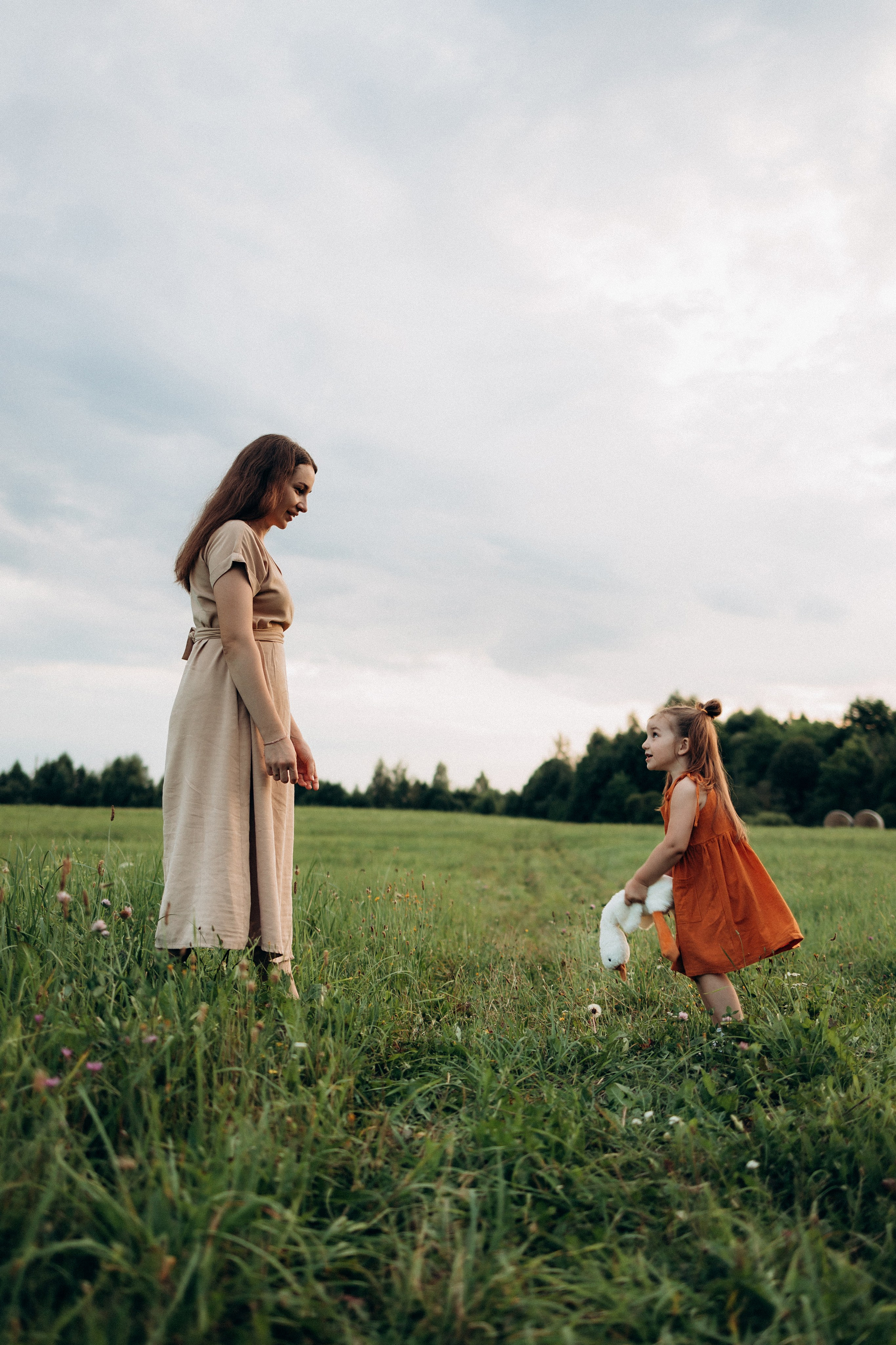 Катя и малышка Аня. Фотограф Елена Рябцева