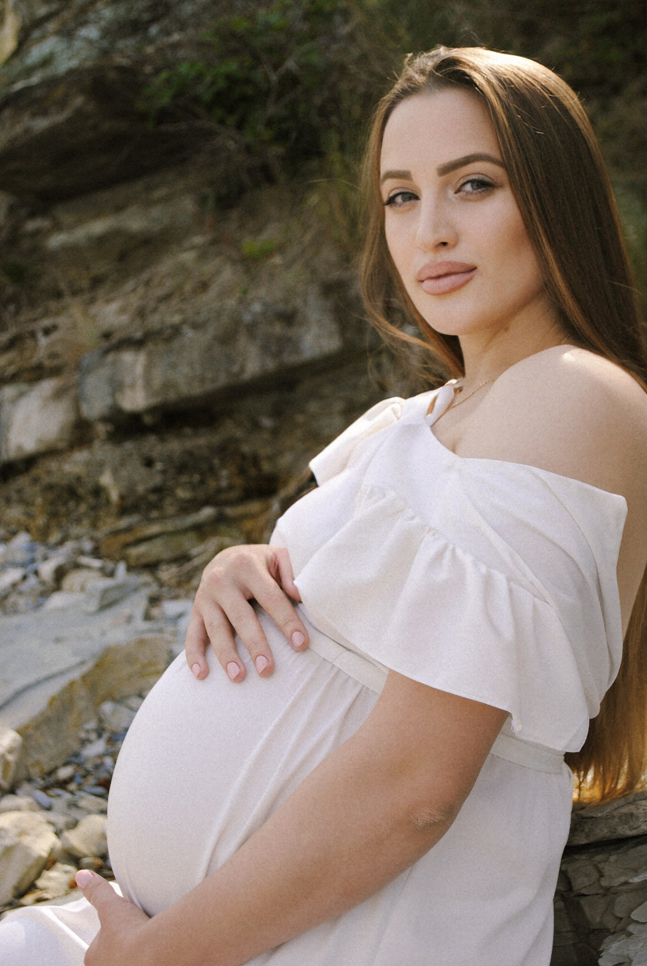 Беременность на берегу моря. Фотограф Мария Мусаелян