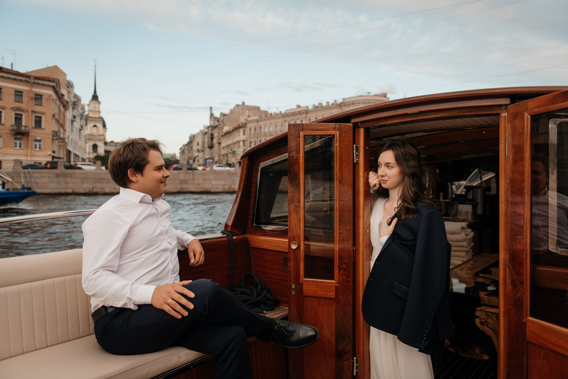 свадебная фотосессия на&nbsp;катере Venezia Nord