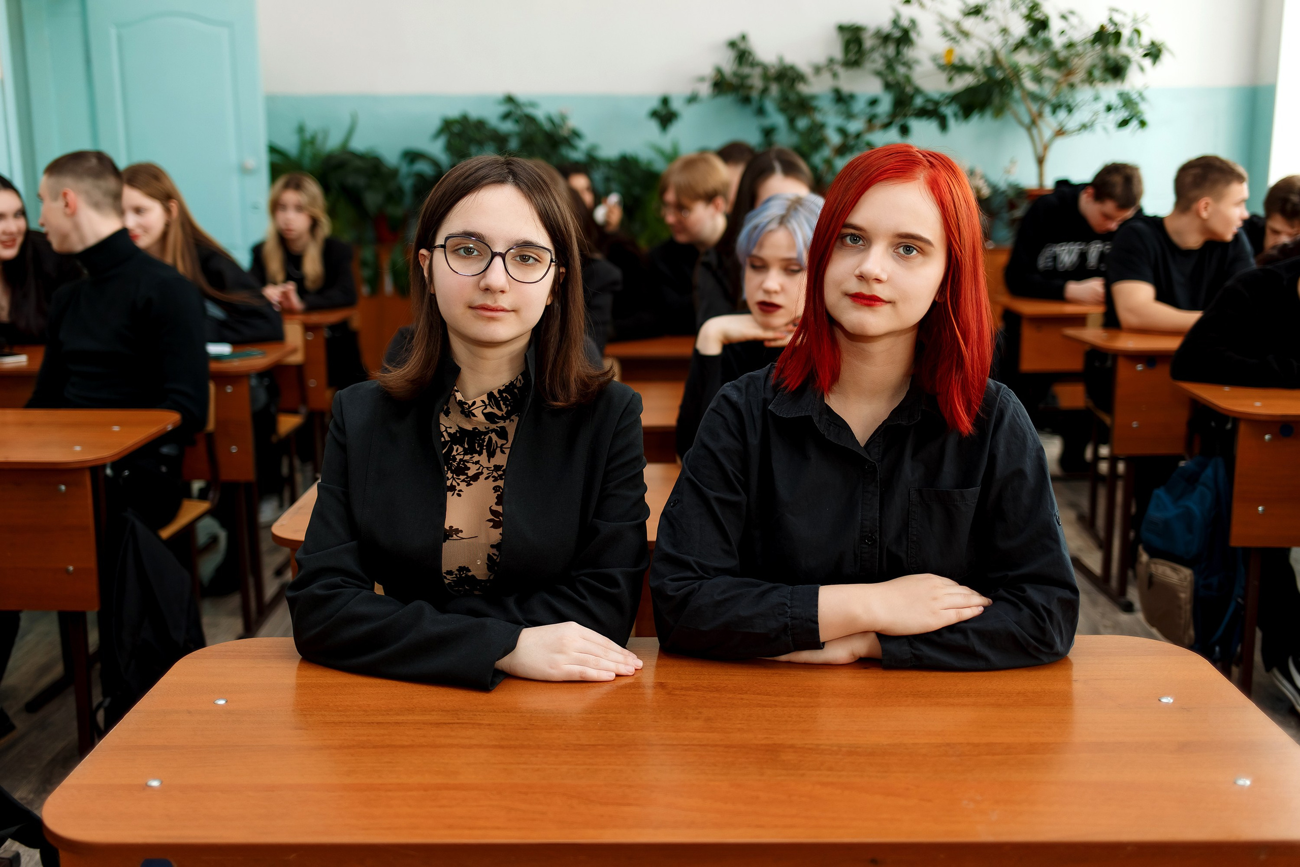 11 класс съемка в школе. Фотограф Любовь Корниенко, Примоский край