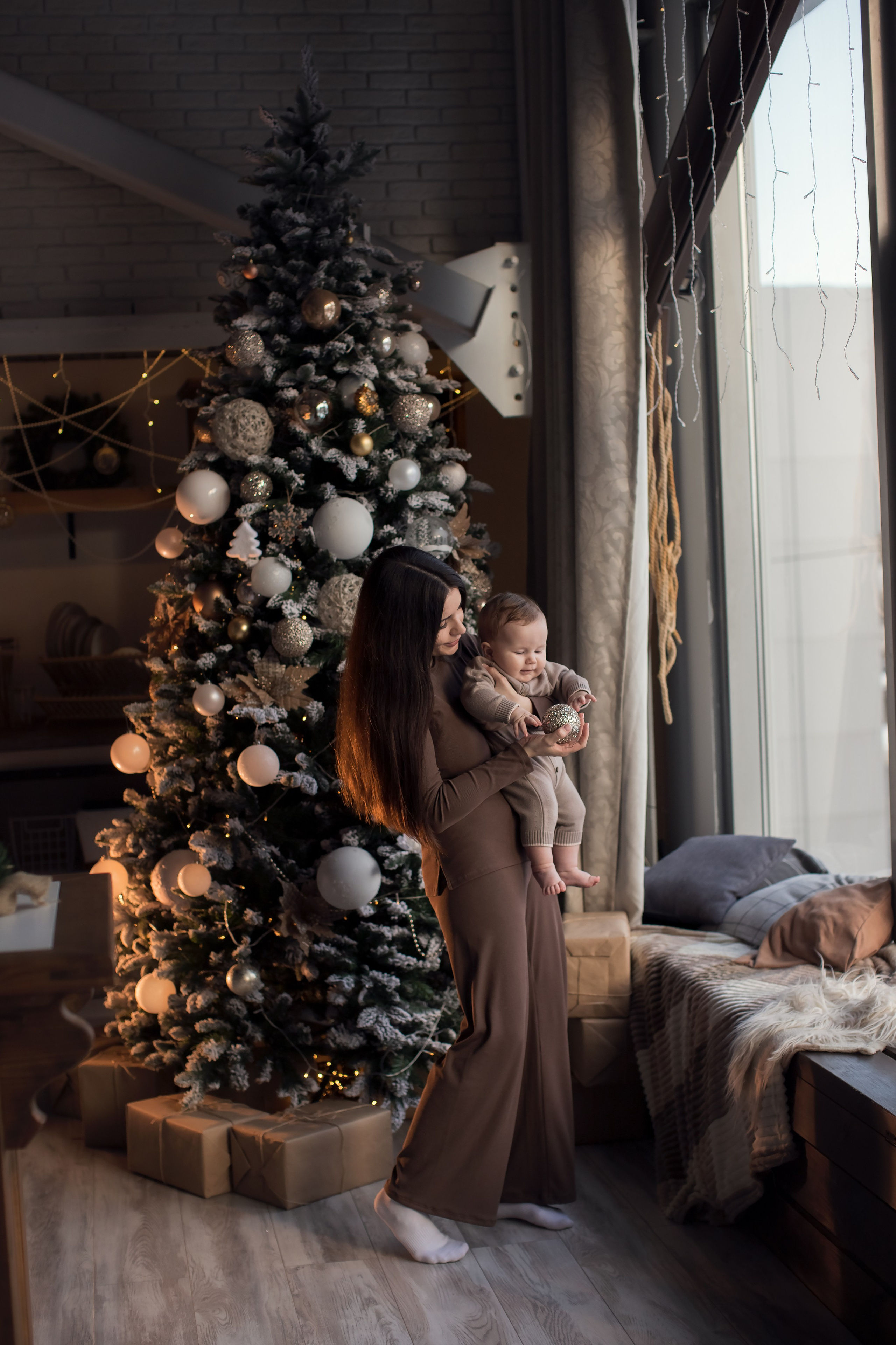 Первый Новый год. Семейный и детский фотограф в Саратове Полина Коткина