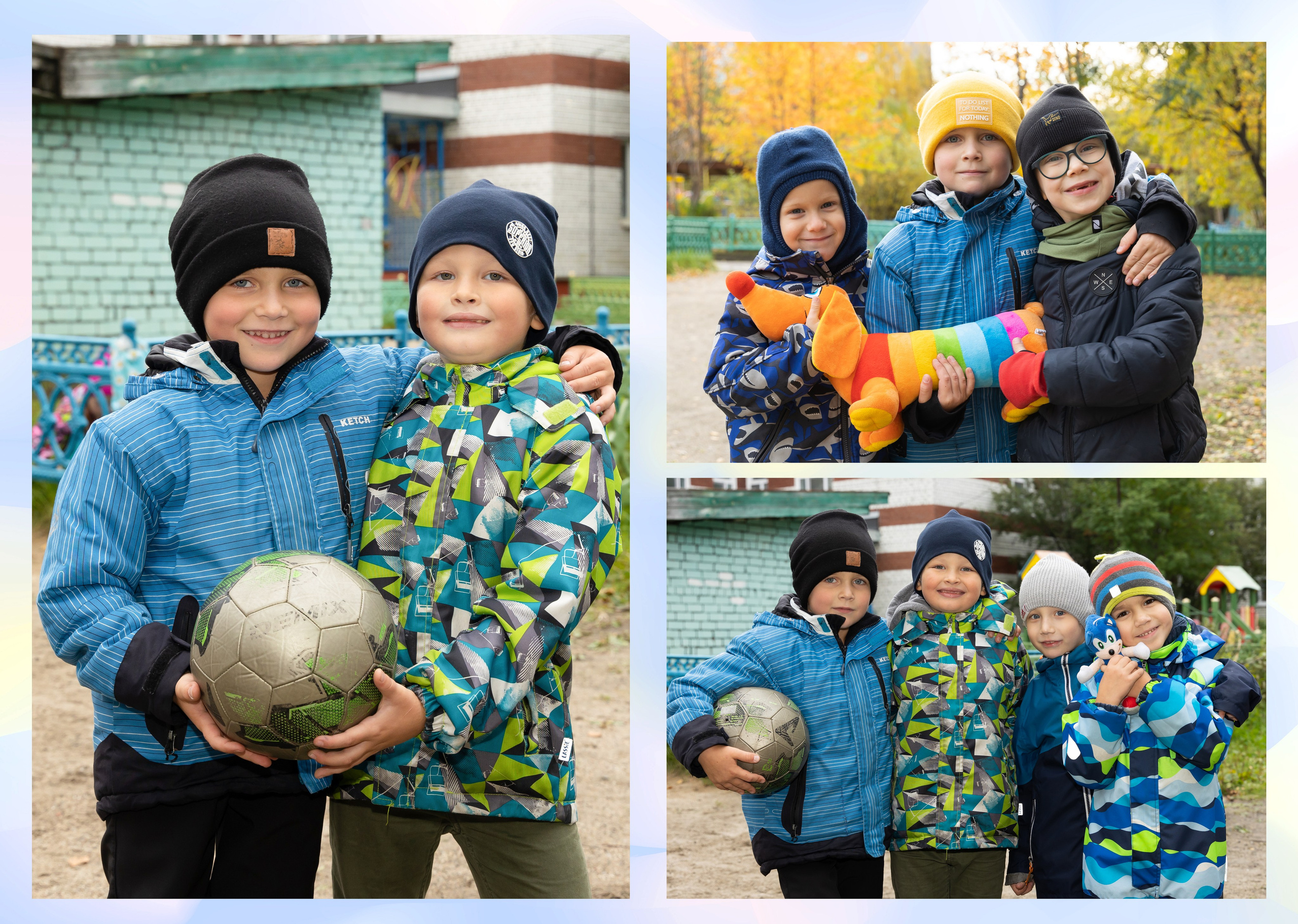 Детские сады. Выпускные альбомы. Детская сюжетная съемка