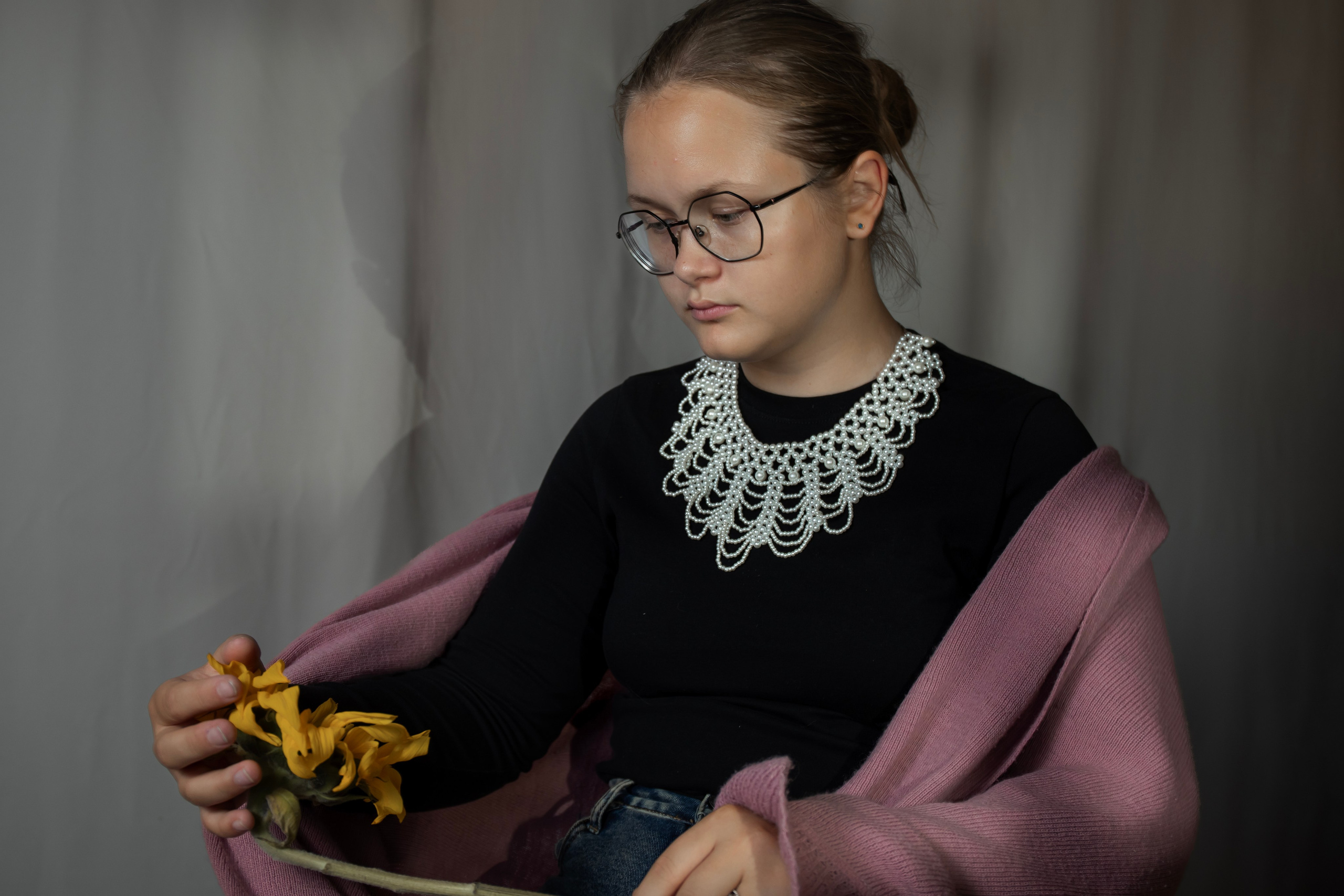 Сподсолнухом. Арт- фотограф Москва