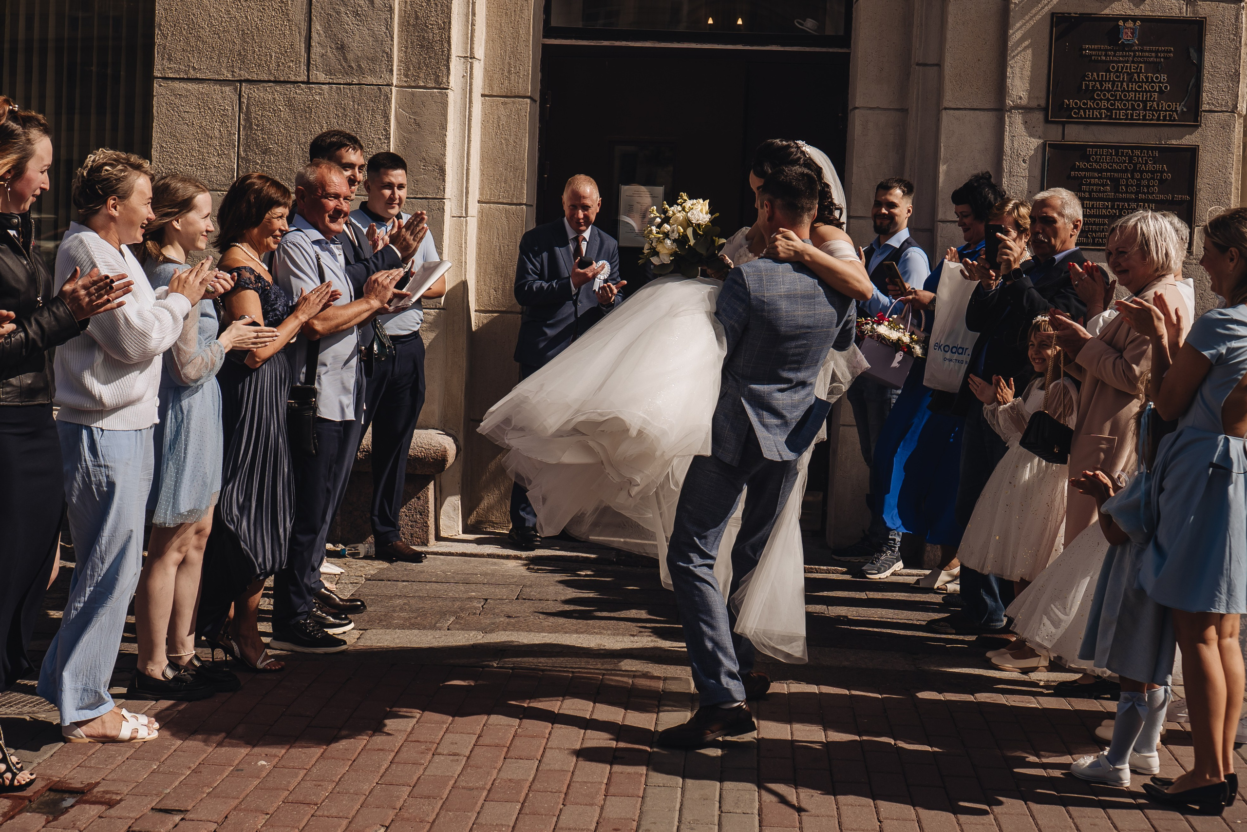 СВАДЕБНАЯ СЬЕМКА В ЗАГСЕ НА МОСКОВСКОМ ПРОСПЕКТЕ. Профессиональный фотограф, Санкт-Петербург — Виктория Богомолова