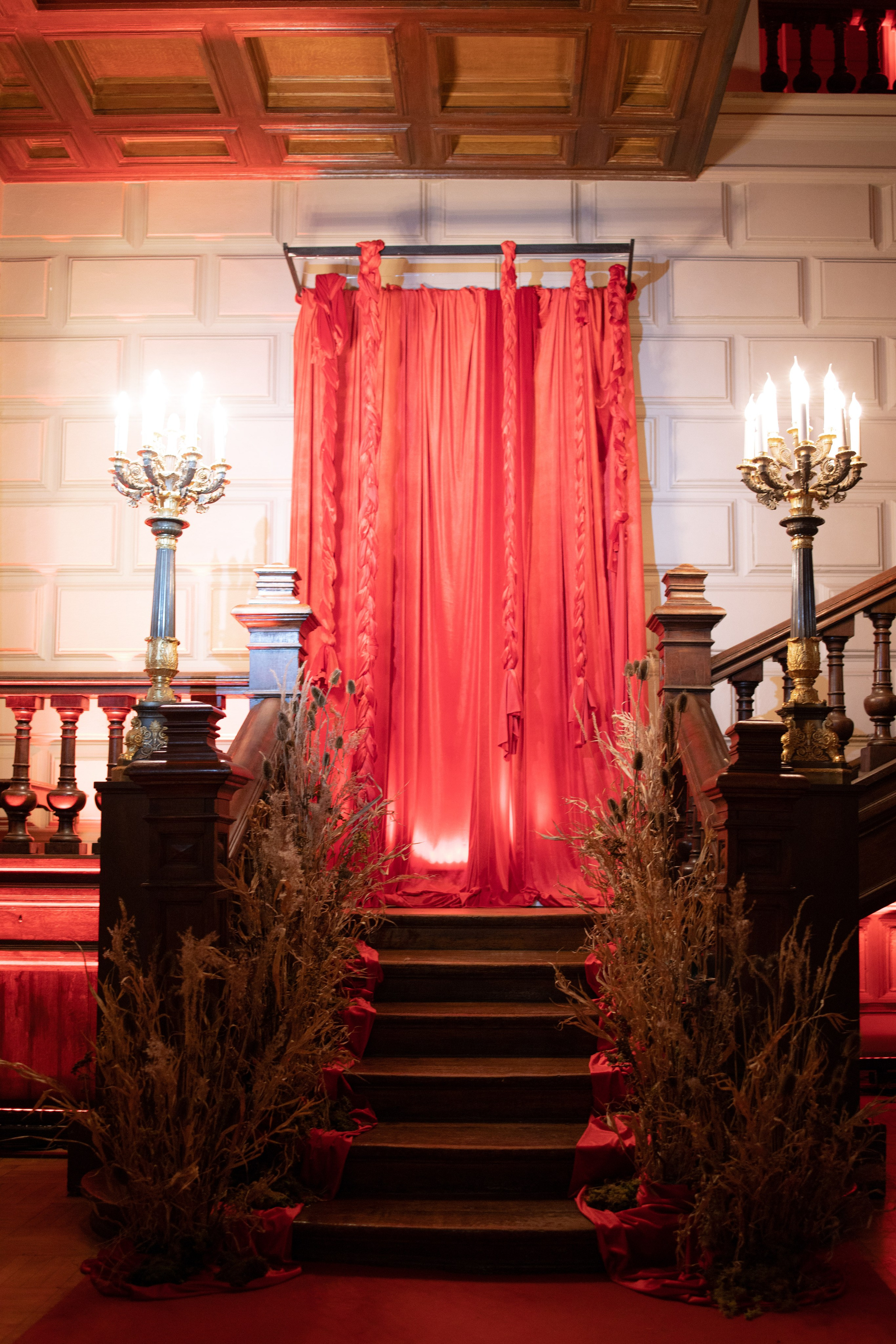 Новогодний корпоратив в фольклорном стиле. Особняк Лемана. Оформление свадеб, декор свадеб Вера Маркова, Москва