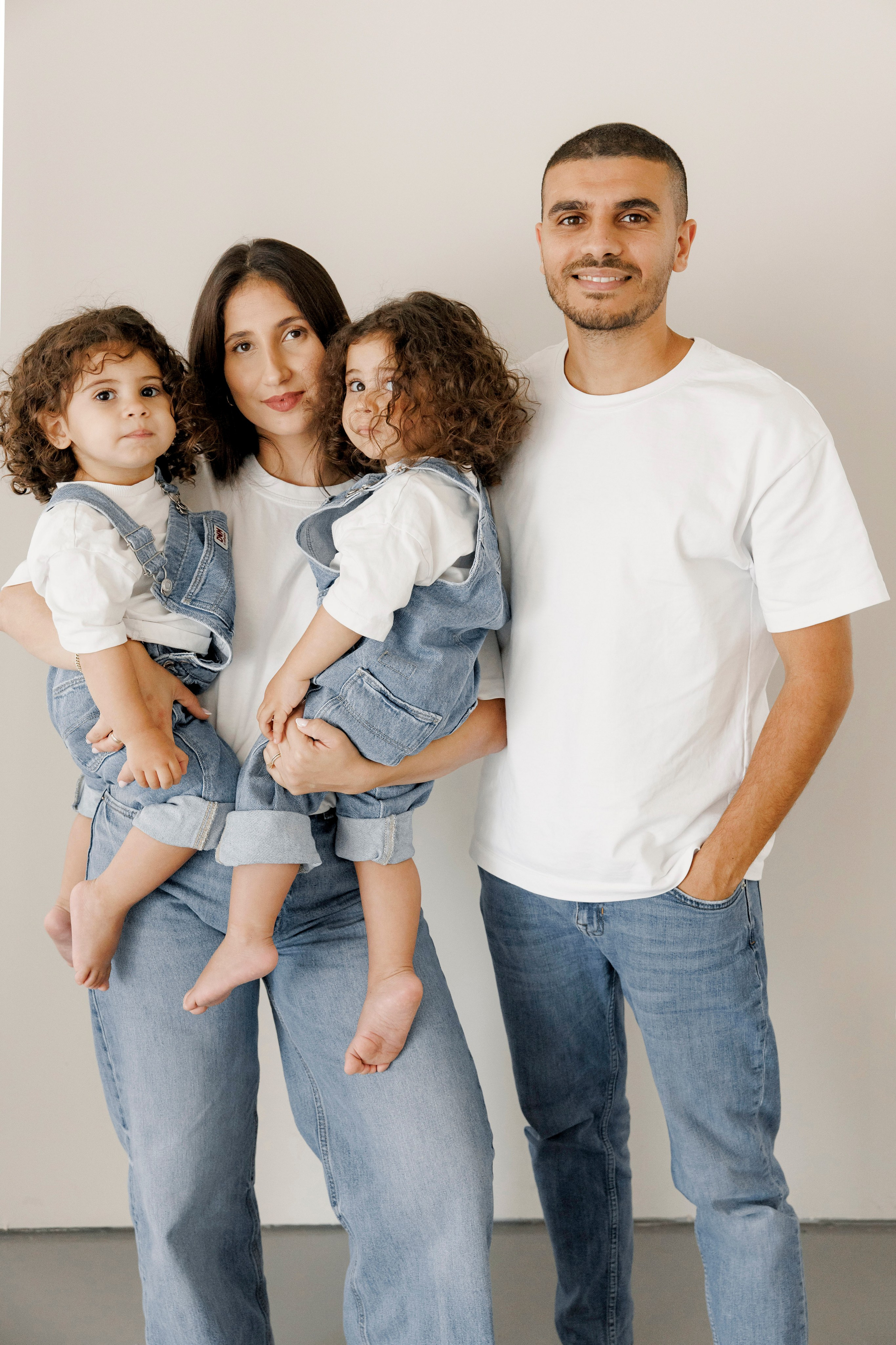 Family photoshoot inside the studio in Hadera. Wedding and family photographer