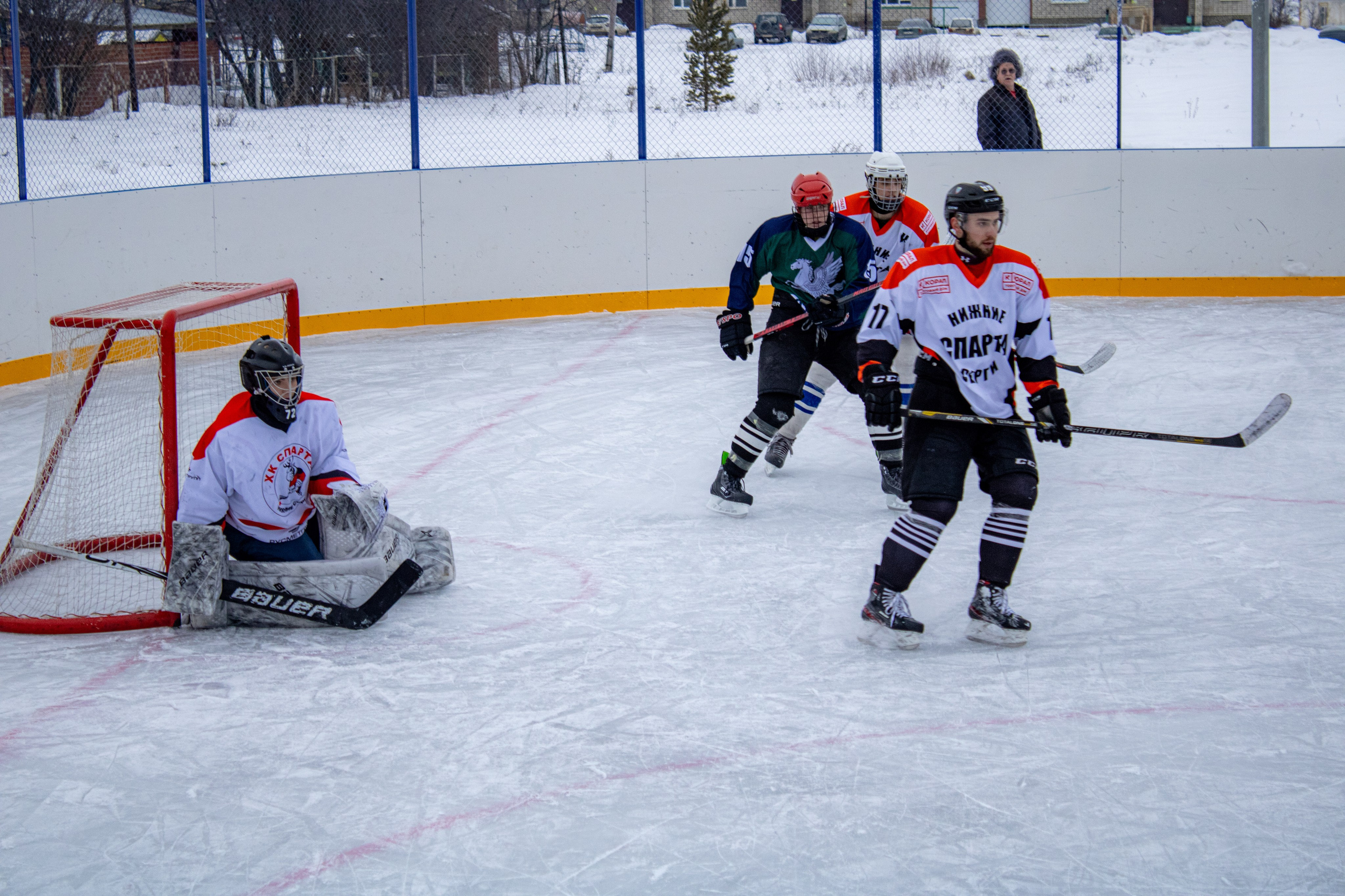 Хоккей г.п Атиг-г.Нижние Серги