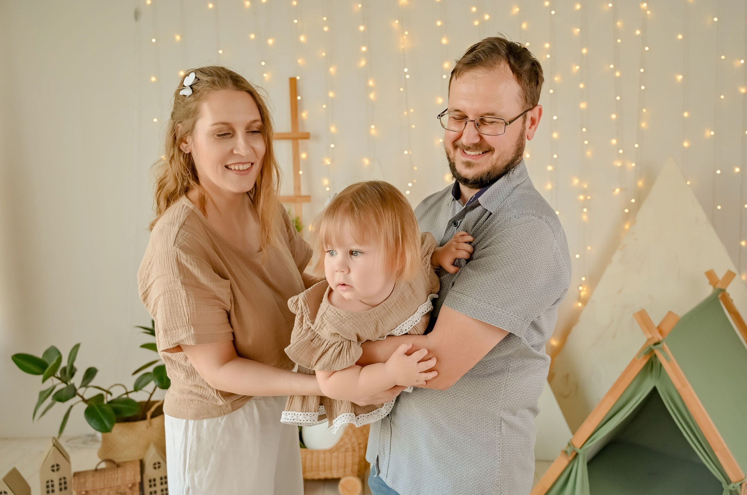 Студийная фотоссессия, 2 годика. Семейный и свадебный фотограф в г. Уфа Динара