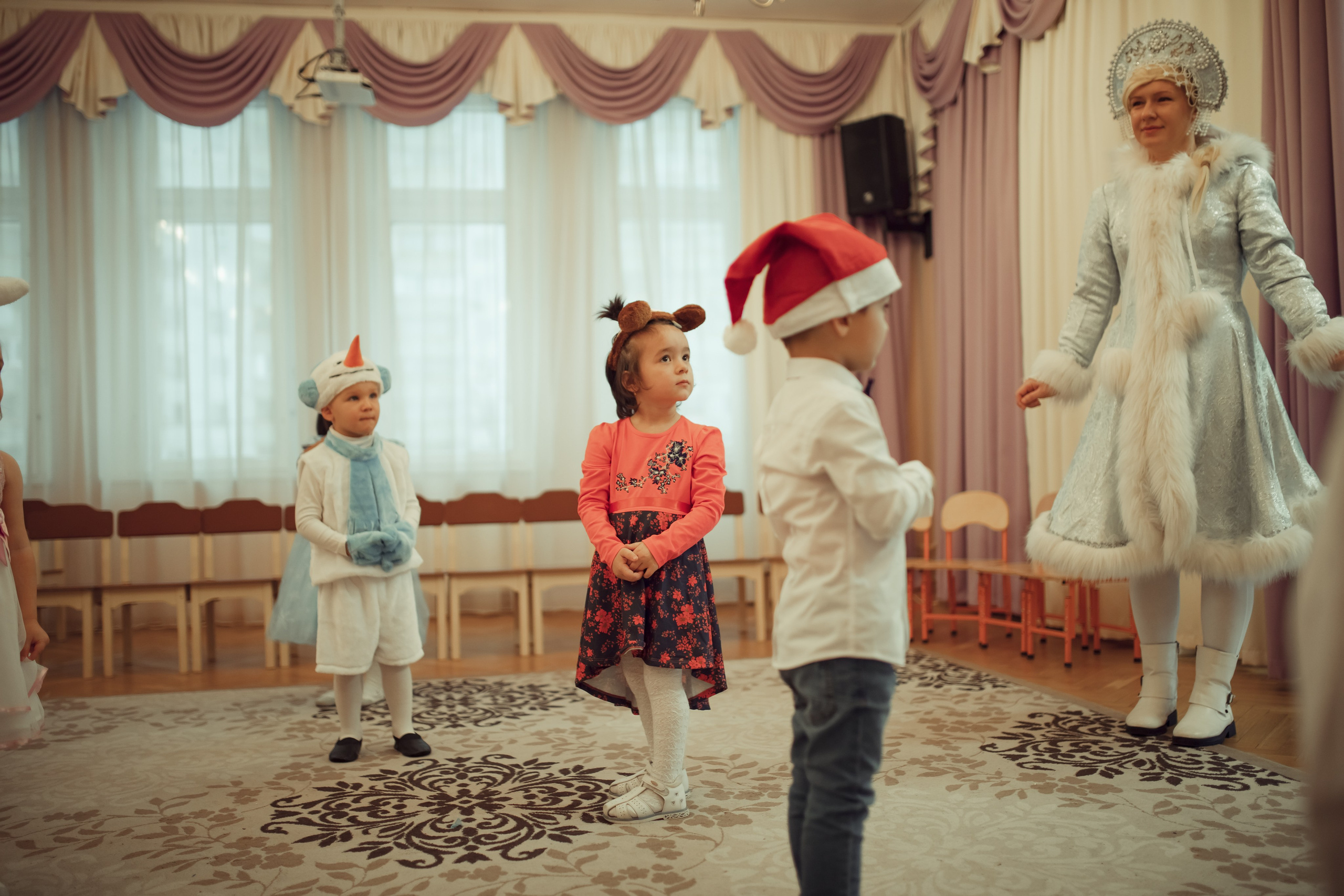 Новогодний утренник в детском саду. Семейный и детский фотограф в Москве Дорогова Екатерина