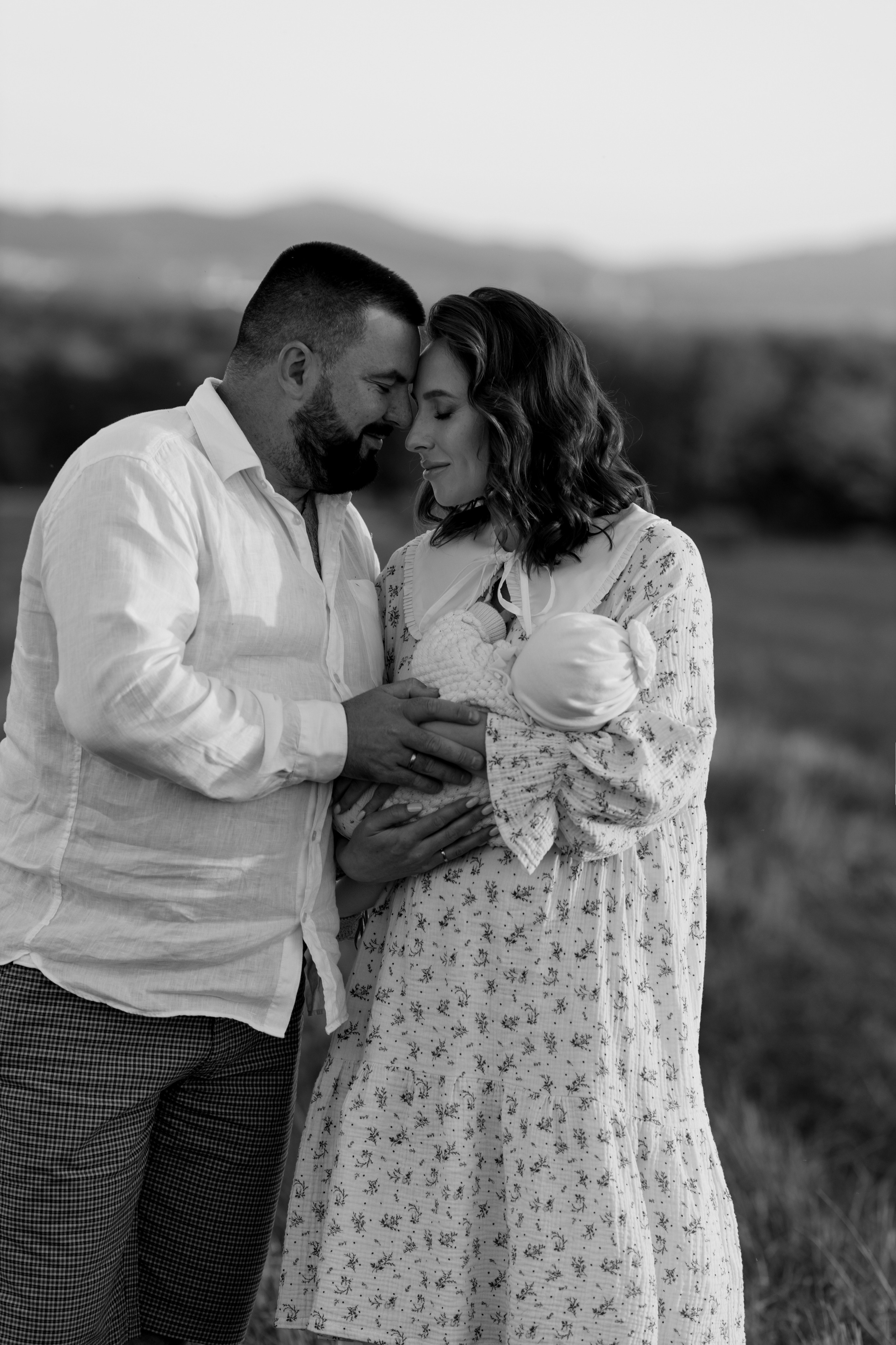 Семейная съемка в поле. Свадебный и семейный фотограф  во Владивостоке Ольга Украинец