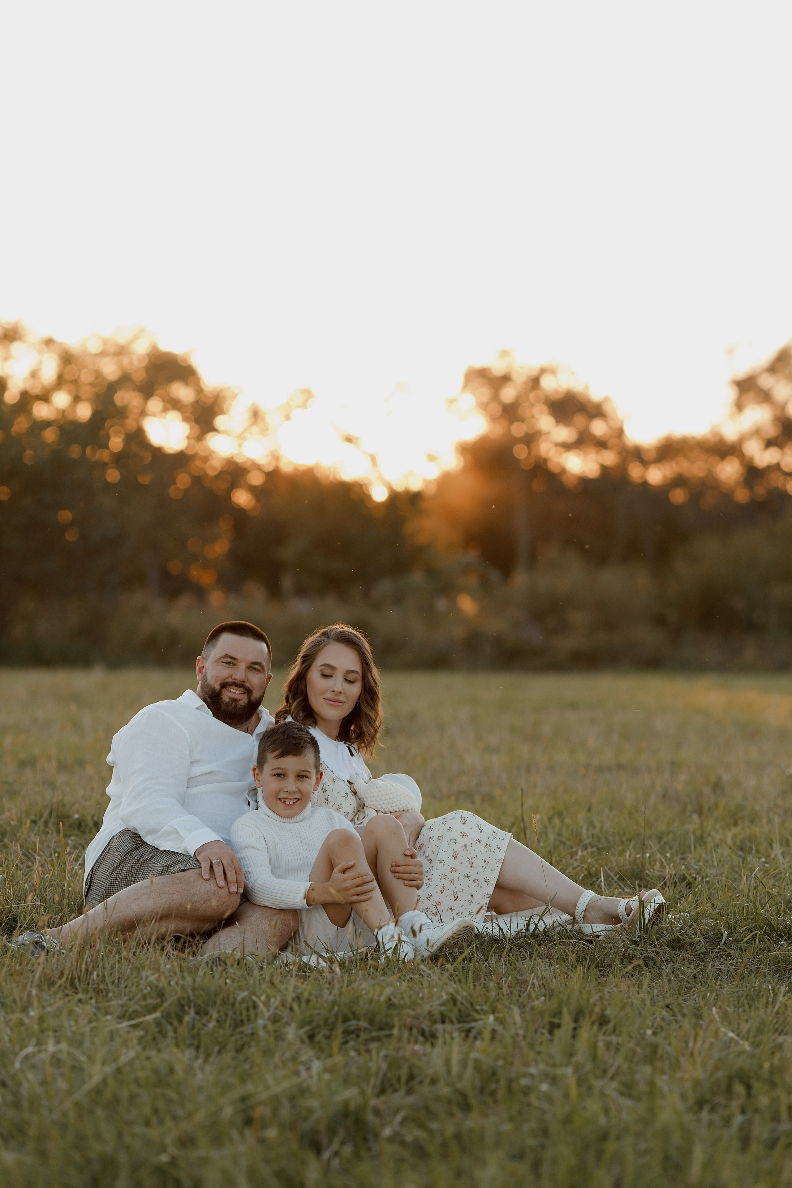 Семейная съемка в поле. Свадебный и семейный фотограф  во Владивостоке Ольга Украинец
