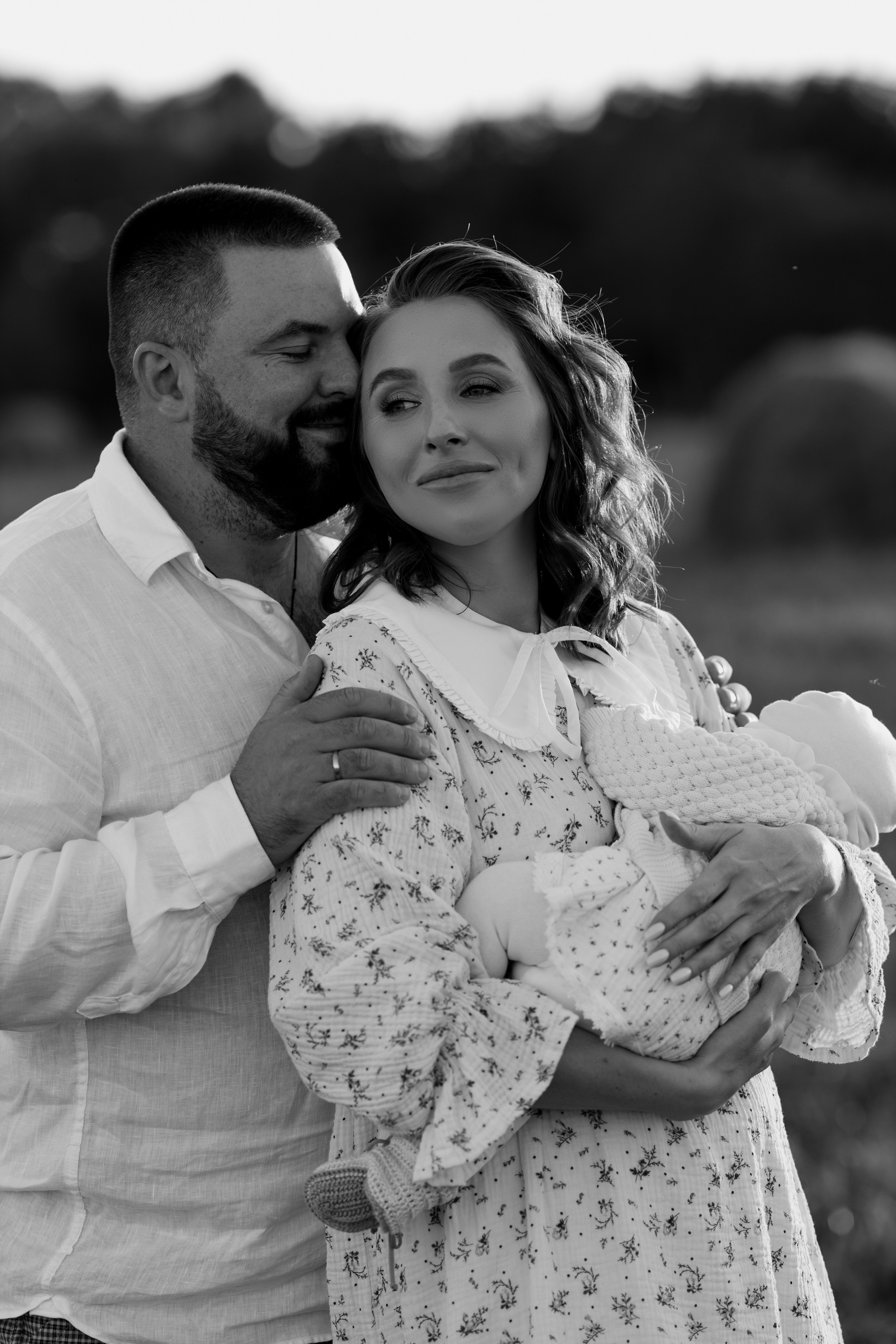 Семейная съемка в поле. Свадебный и семейный фотограф  во Владивостоке Ольга Украинец